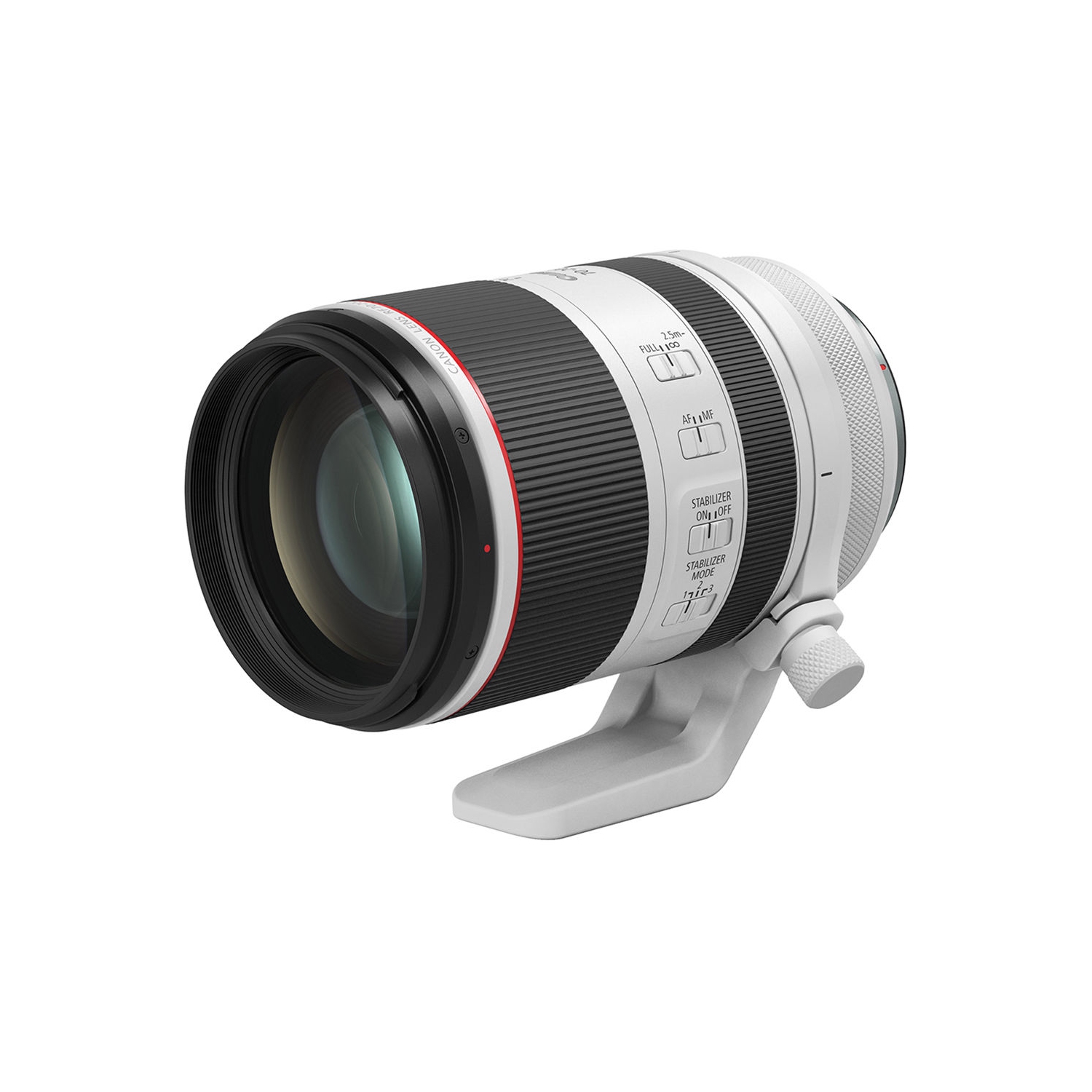 Objectif RF 70-200&nbsp;mm f/2,8&nbsp;L IS USM de Canon + ensemble de filtre + capuchon + prise (version internationale)