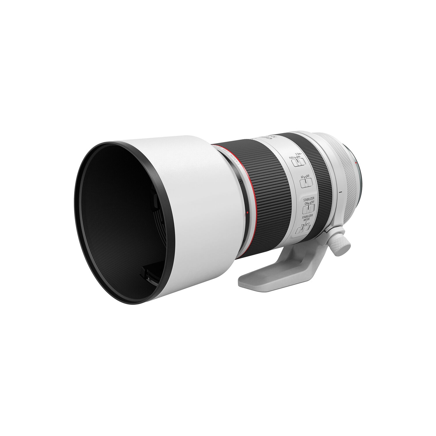 Objectif RF 70-200&nbsp;mm f/2,8&nbsp;L IS USM de Canon + ensemble de filtre + capuchon + prise (version internationale)