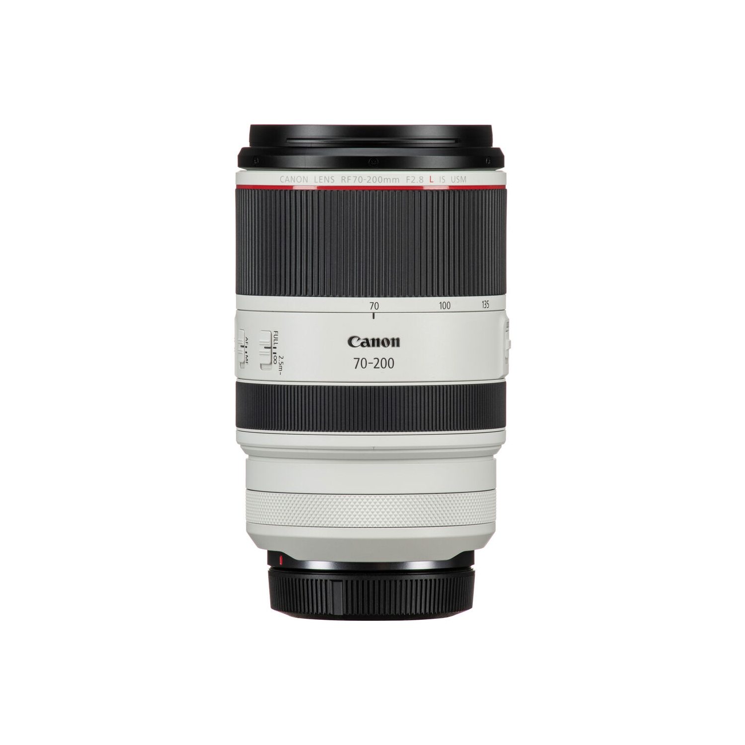 Objectif RF 70-200&nbsp;mm f/2,8&nbsp;L IS USM de Canon + ensemble de filtre + capuchon + prise (version internationale)