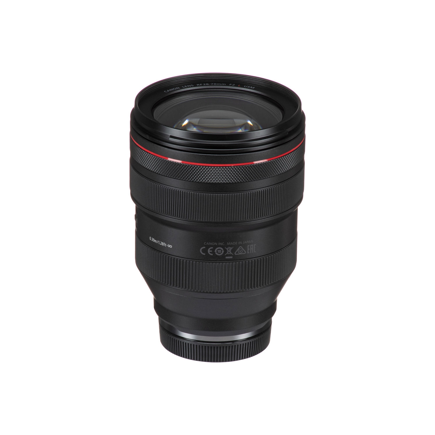 Objectif RF 28-70&nbsp;mm f/2&nbsp;L de Canon + sac à dos + carte 64&nbsp;Go + supplément (version internationale)