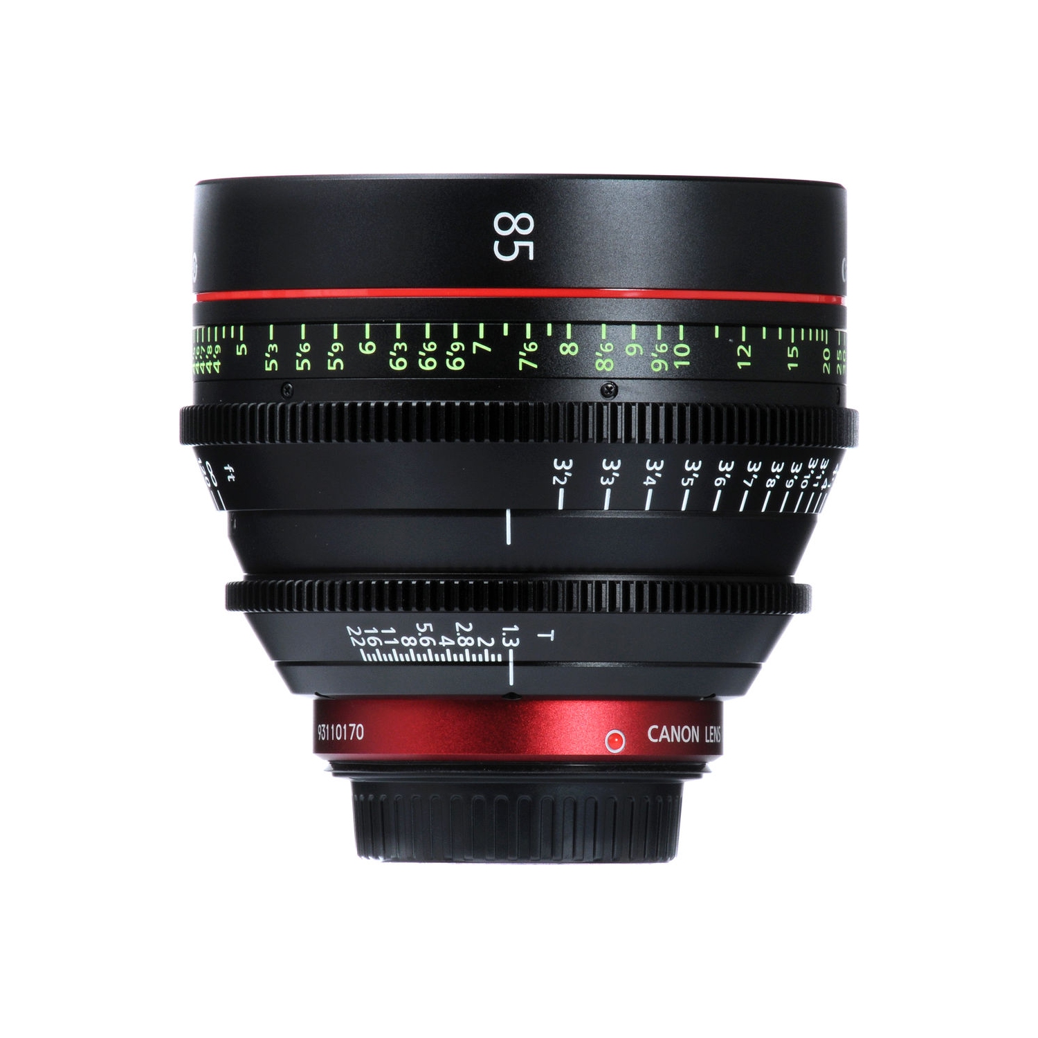 Canon CN-E 85mm T1.3 L F Cine Lens + BackPack + 64GB Card + More