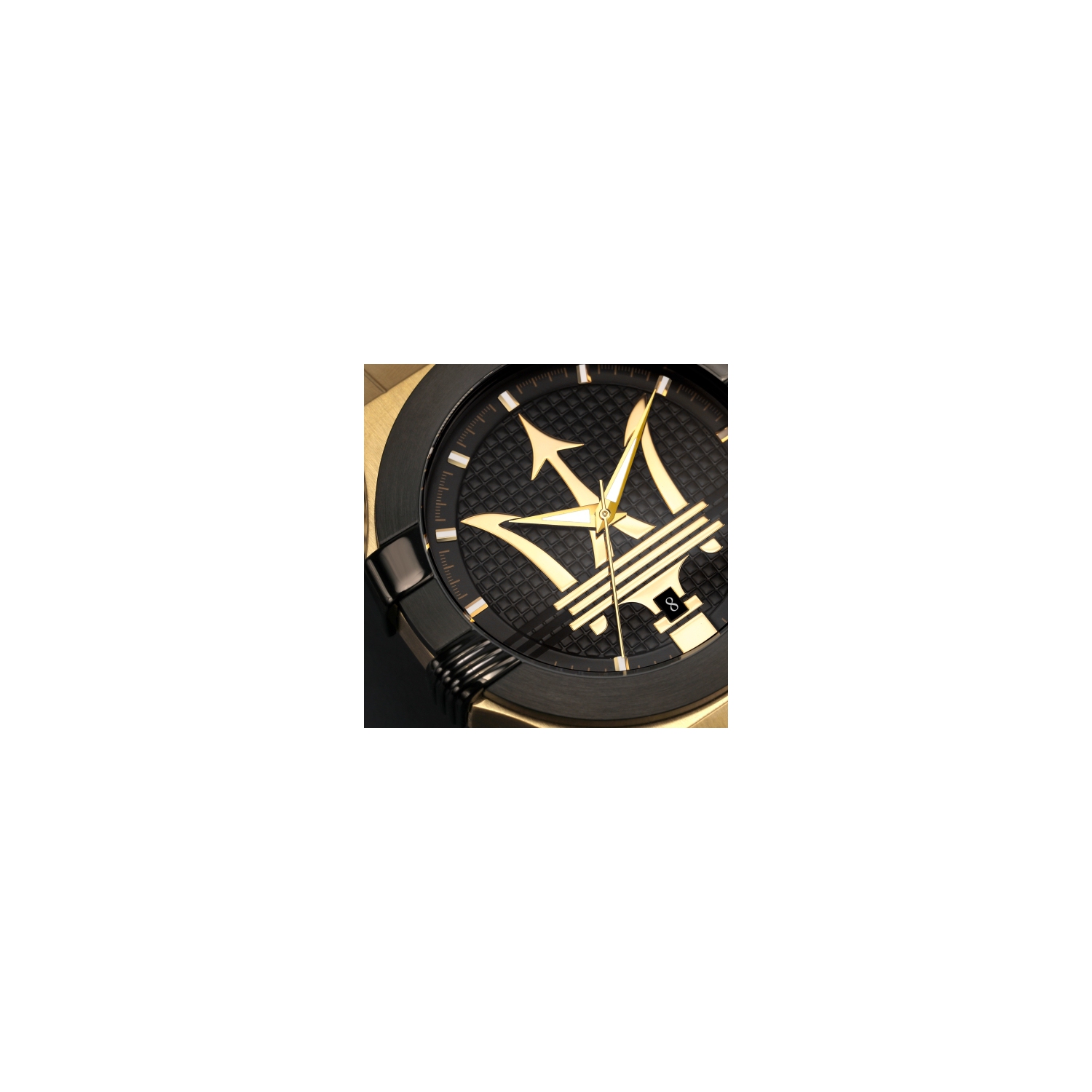 Montre Potenza 42 mm à quartz en acier inoxydable en or jaune/or jaune