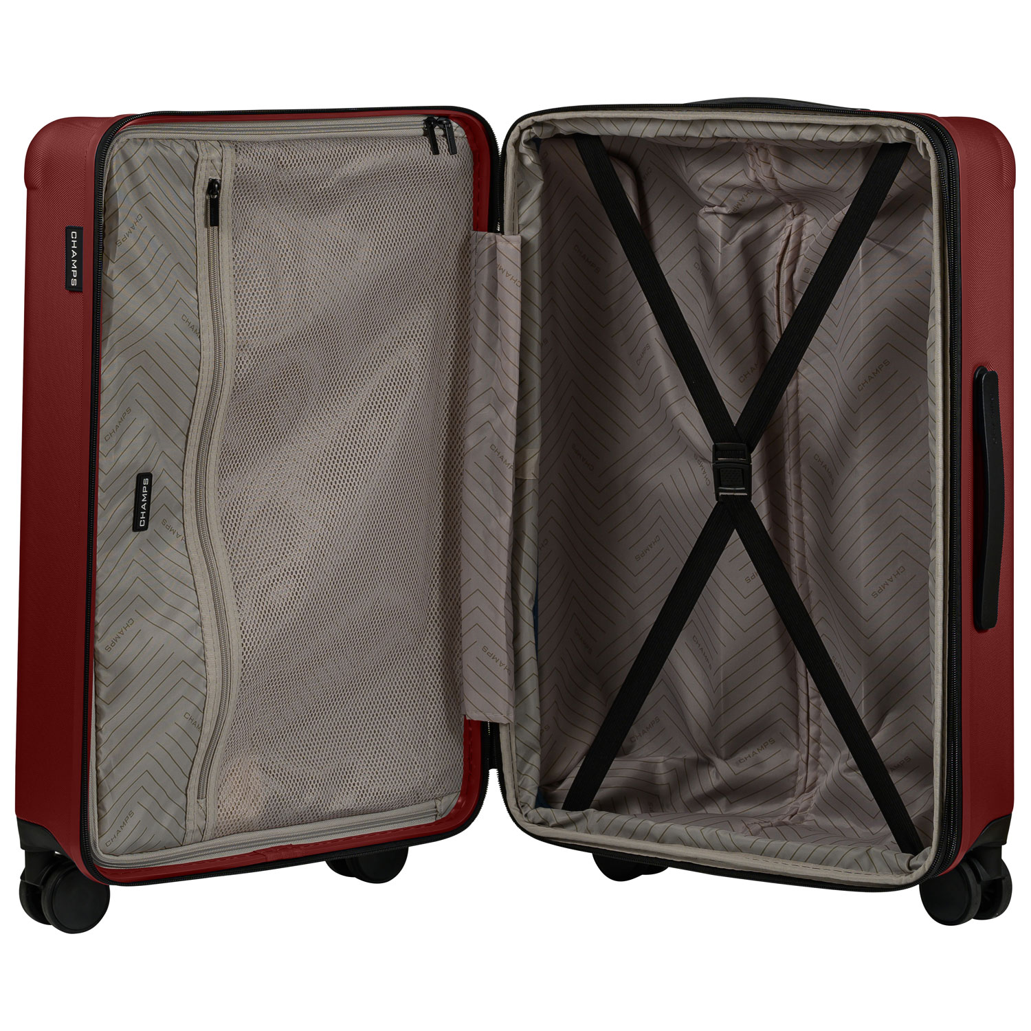 Champs Aria Collection 3-Piece Hard Side Expandable Luggage