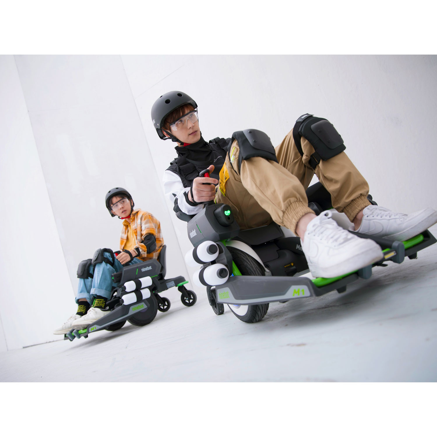 Ensemble Ninebot Mecha de Segway pour Ninebot S/S Kids/S Pro - Gris foncé