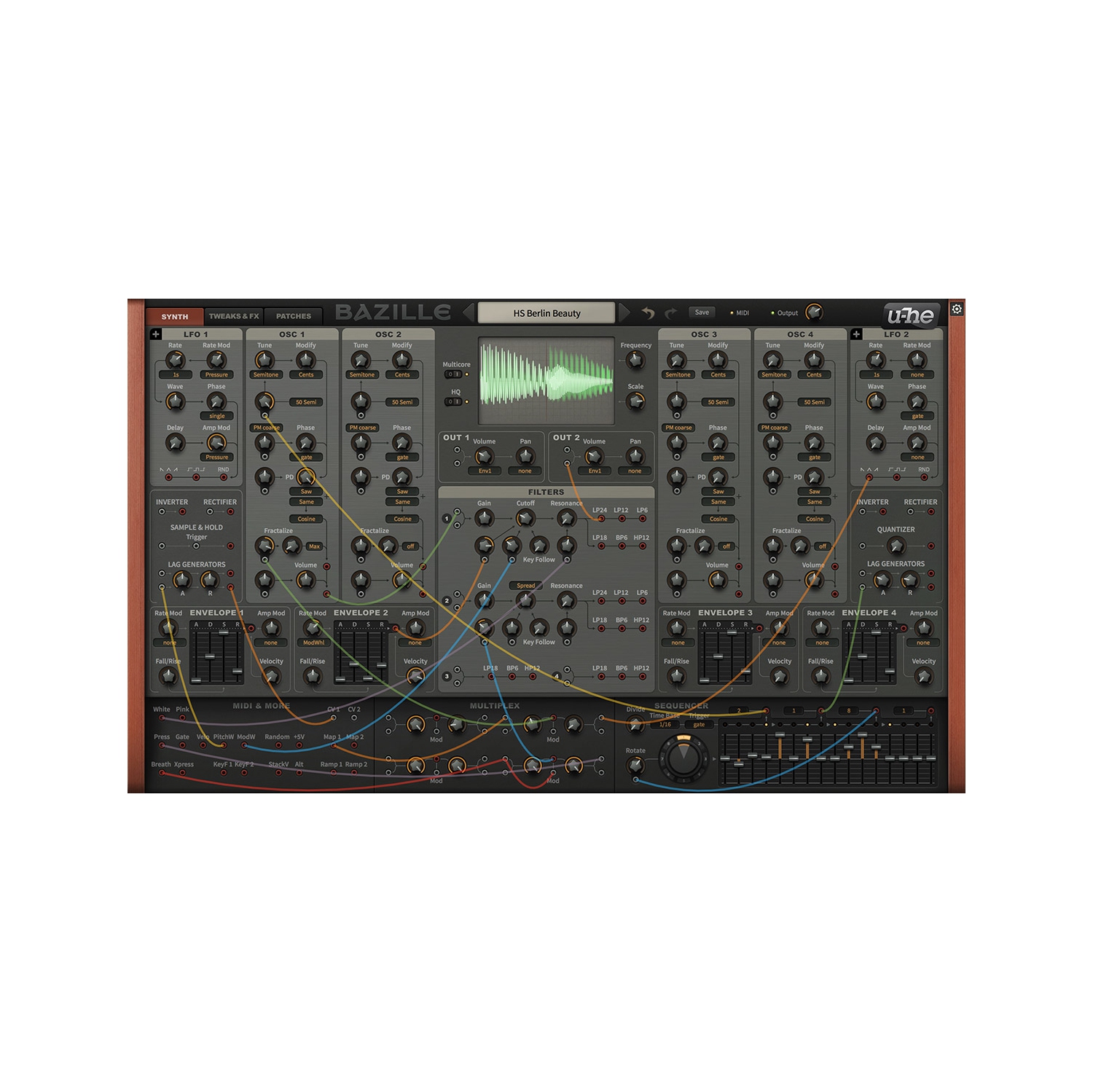 u-He Bazille - Digital Download