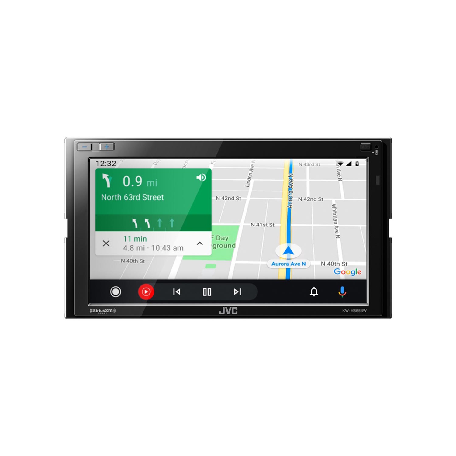 Récepteur multimédia numérique KW-M875BW 6,8 po de JVC