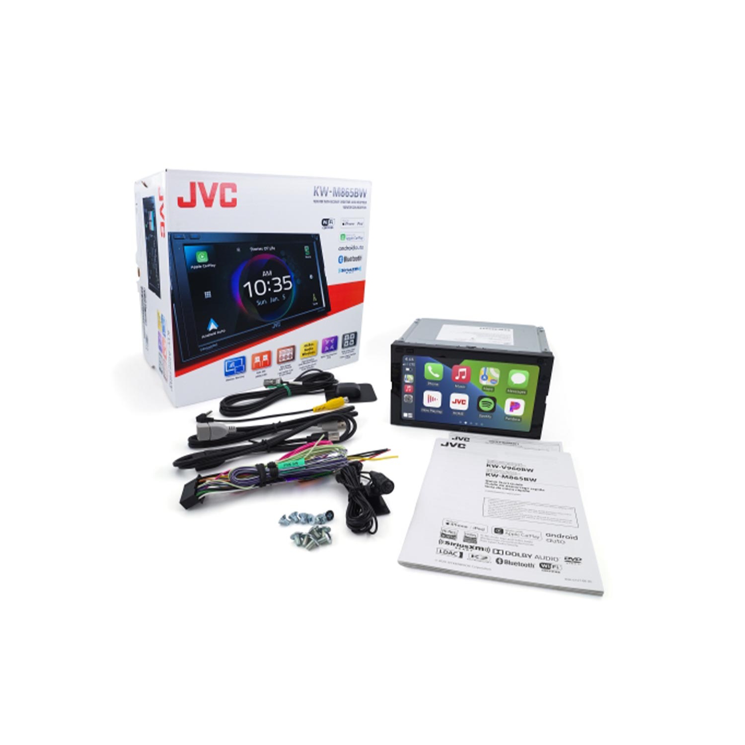 Récepteur multimédia numérique KW-M875BW 6,8 po de JVC