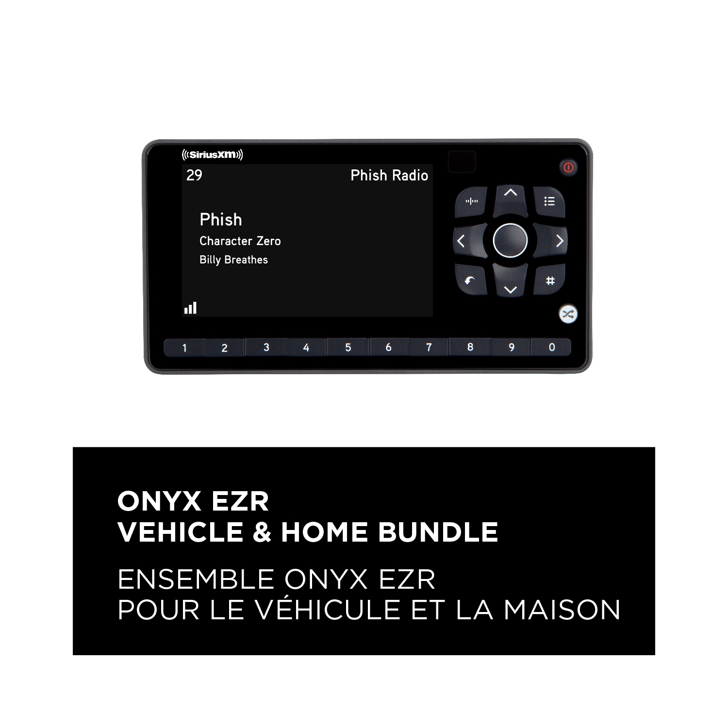 SiriusXM Onyx EZR Satellite Radio with Vehicle + Home Kit Bundle