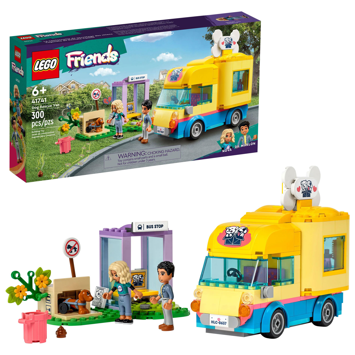 LEGO Friends: Dog Rescue Van - 300 Pieces (41741)