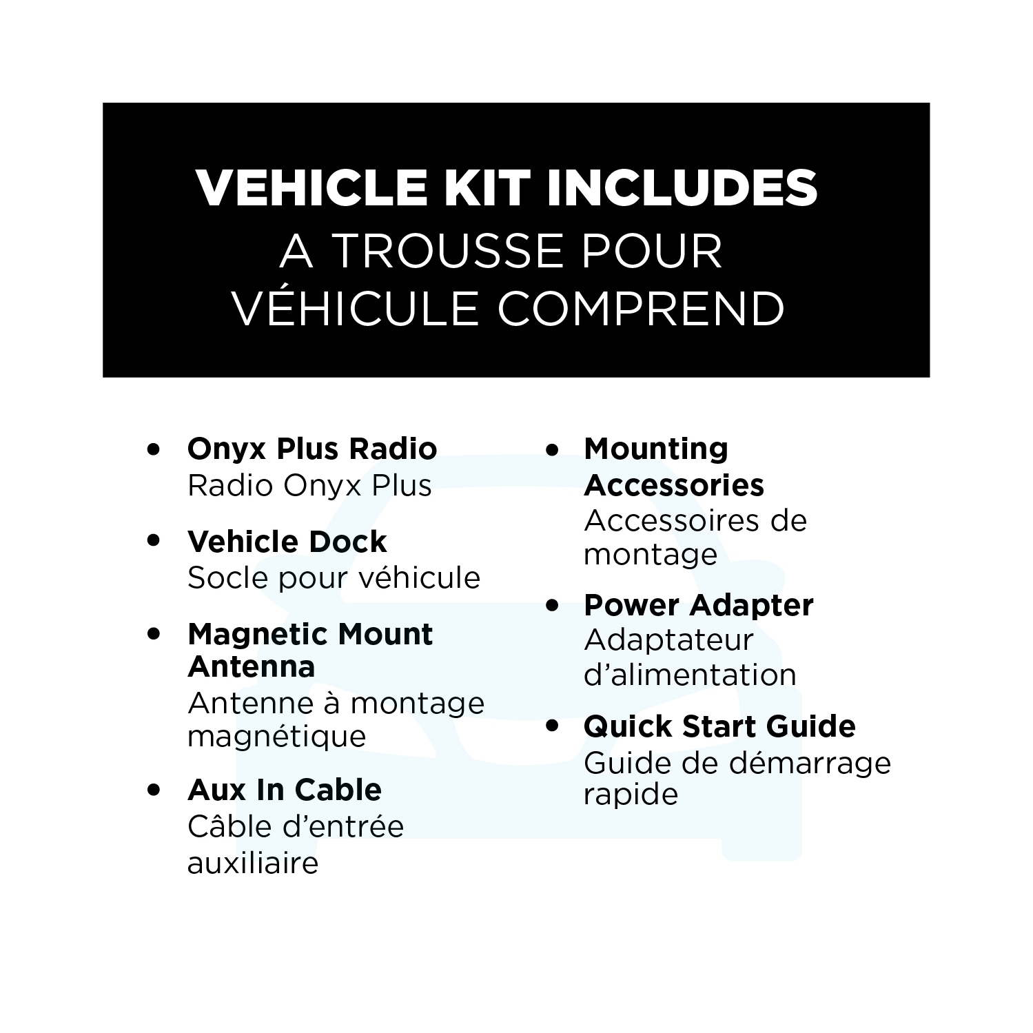 SiriusXM Onyx Plus Satellite Radio with Vehicle + Home Kit Bundle