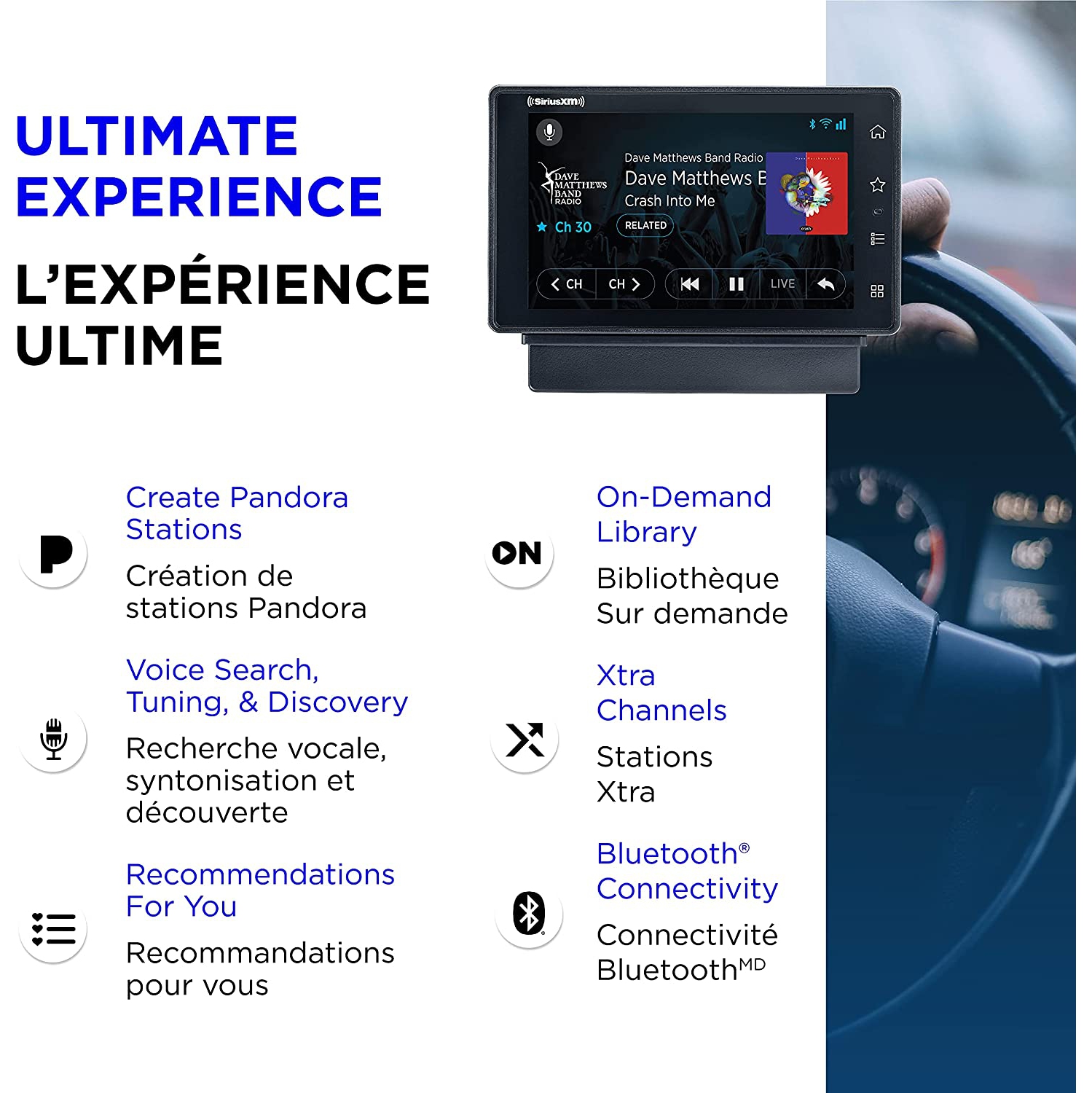 SiriusXM Tour Satellite Radio with Vehicle + Home Kit Bundle