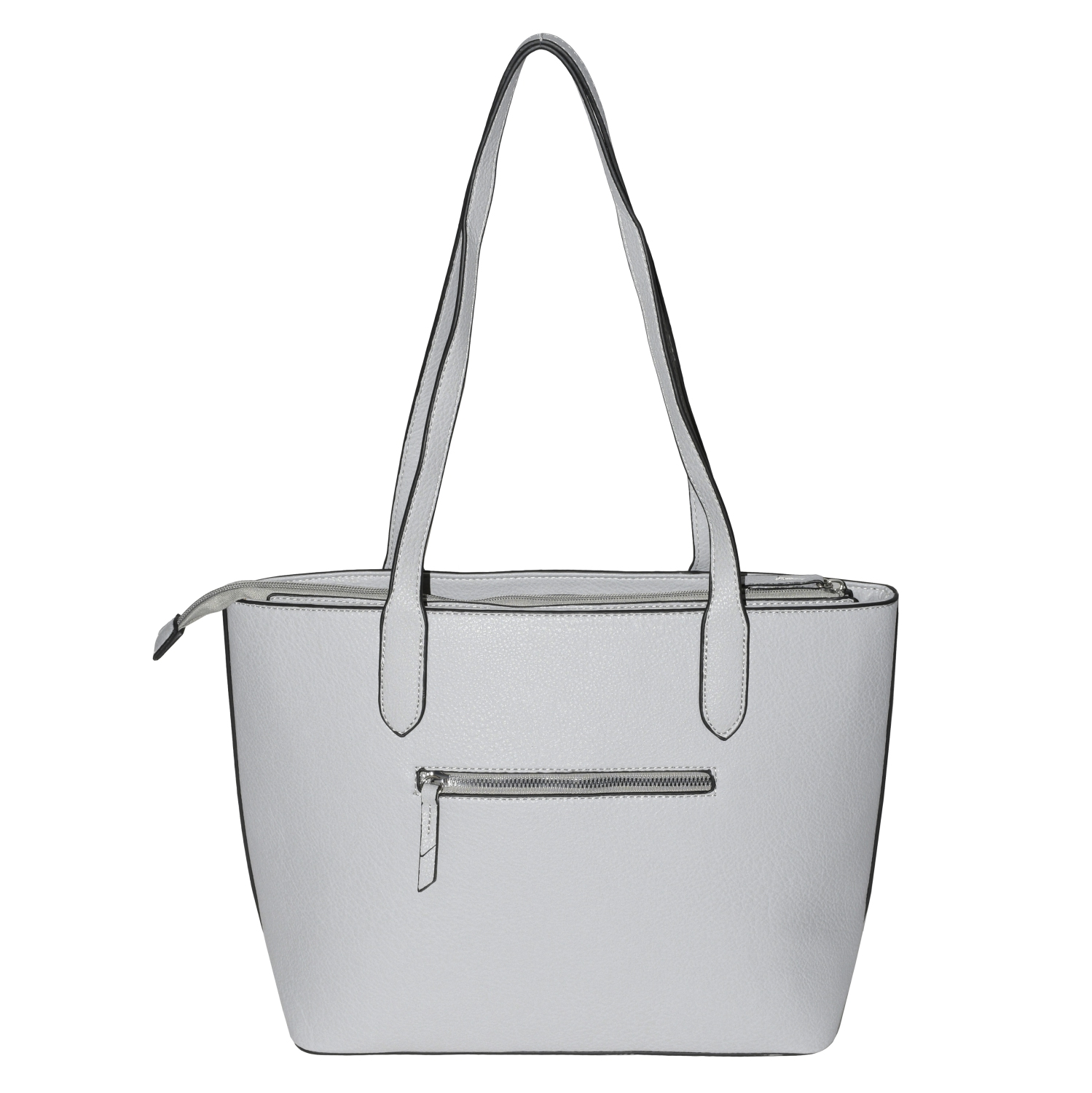 Sac fourre-tout gris de NICCI avec pochette éclairée