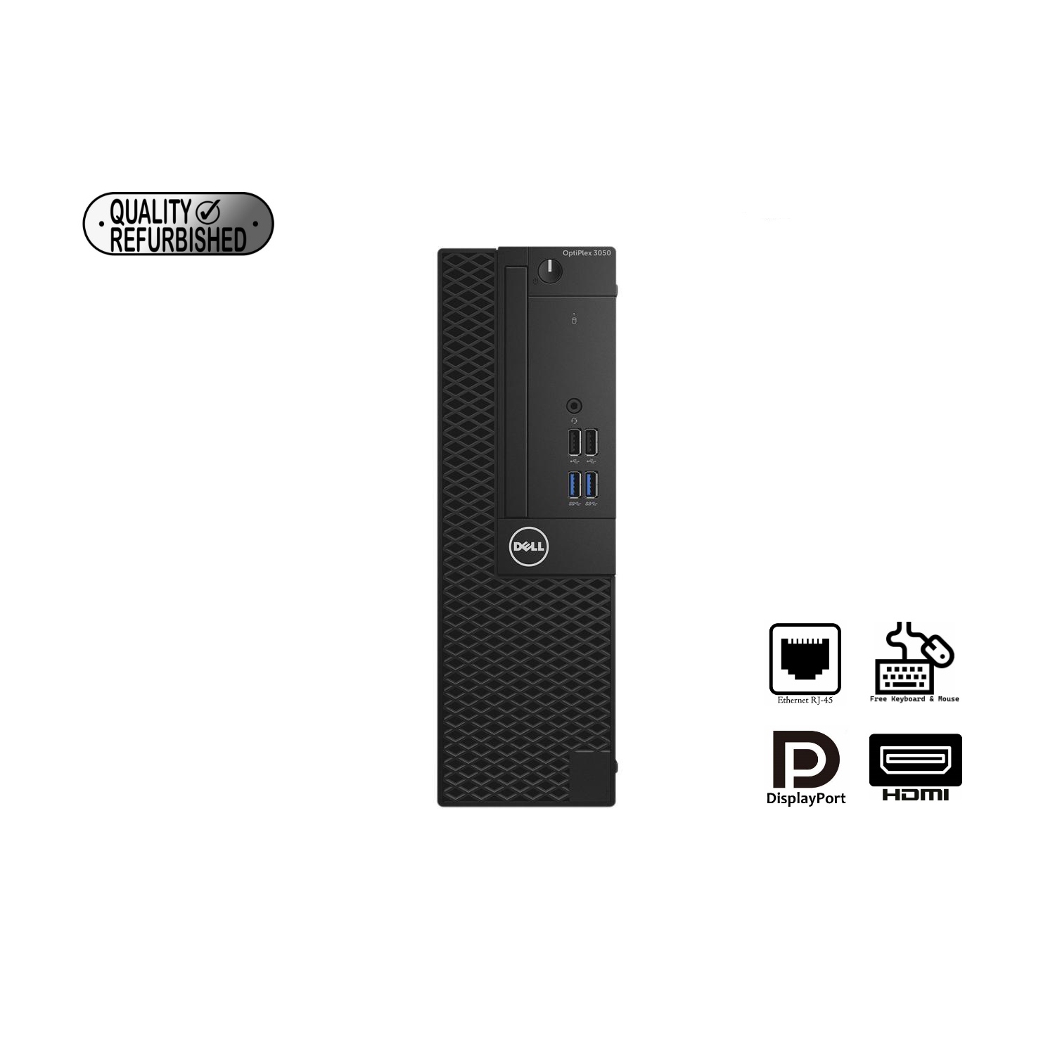 Refurbished (Good) - Dell Optiplex 3050 Small Form Factor, Core i5