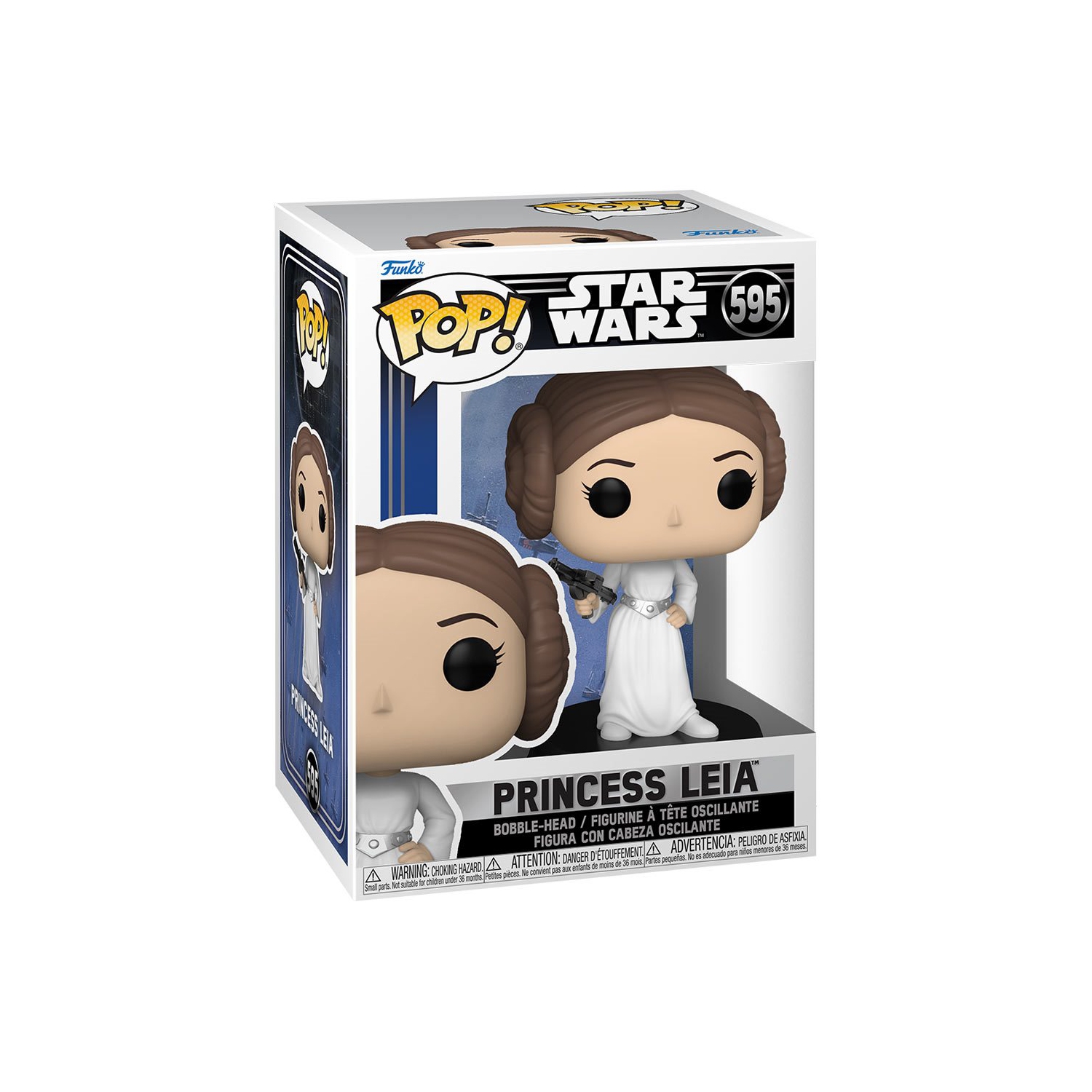 Figurine Pop! De Funko Princesse Leia Star Wars no 595