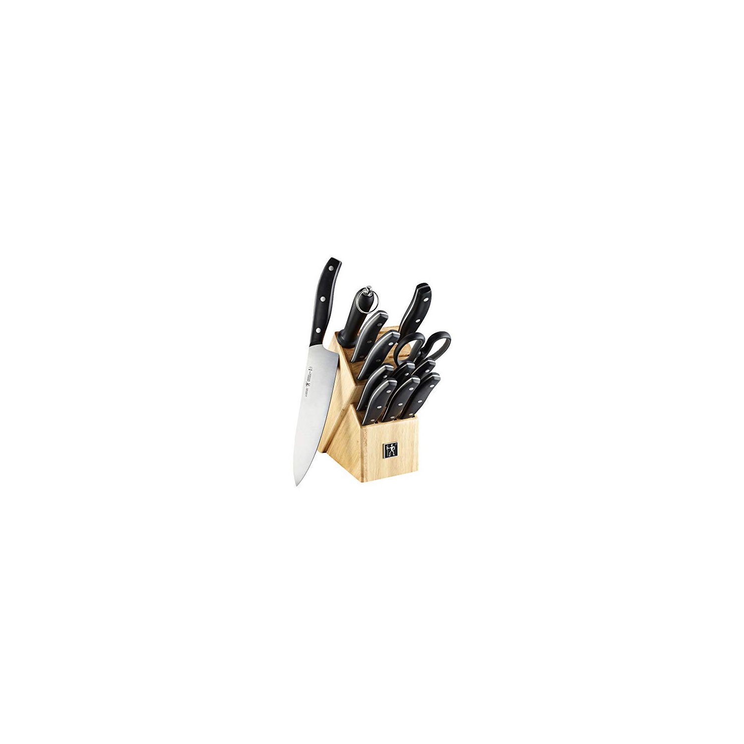 HENCKELS Definition 13 Piece Knife Block Set, Brown