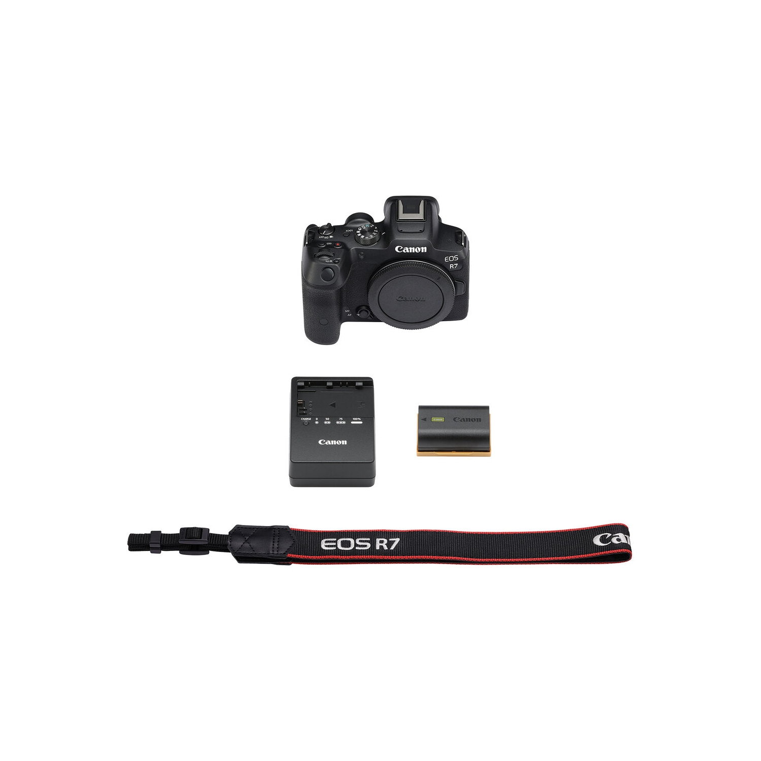 Canon EOS R7 Mirrorless Camera + Canon 24-70mm Lens + 64GB Card + Bag + More