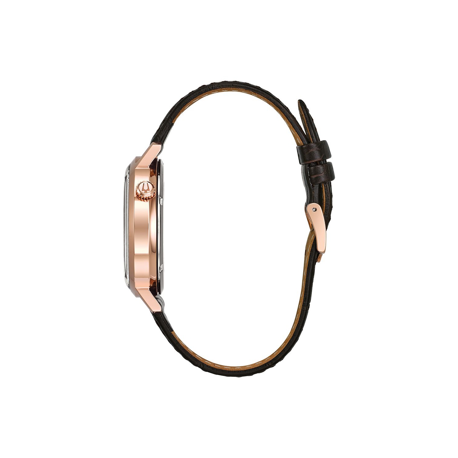 Bulova Ladies Gemini Quartz Watch 22.5mm Two-Tone Stainless Steel Case and Bangle with Blue Dial