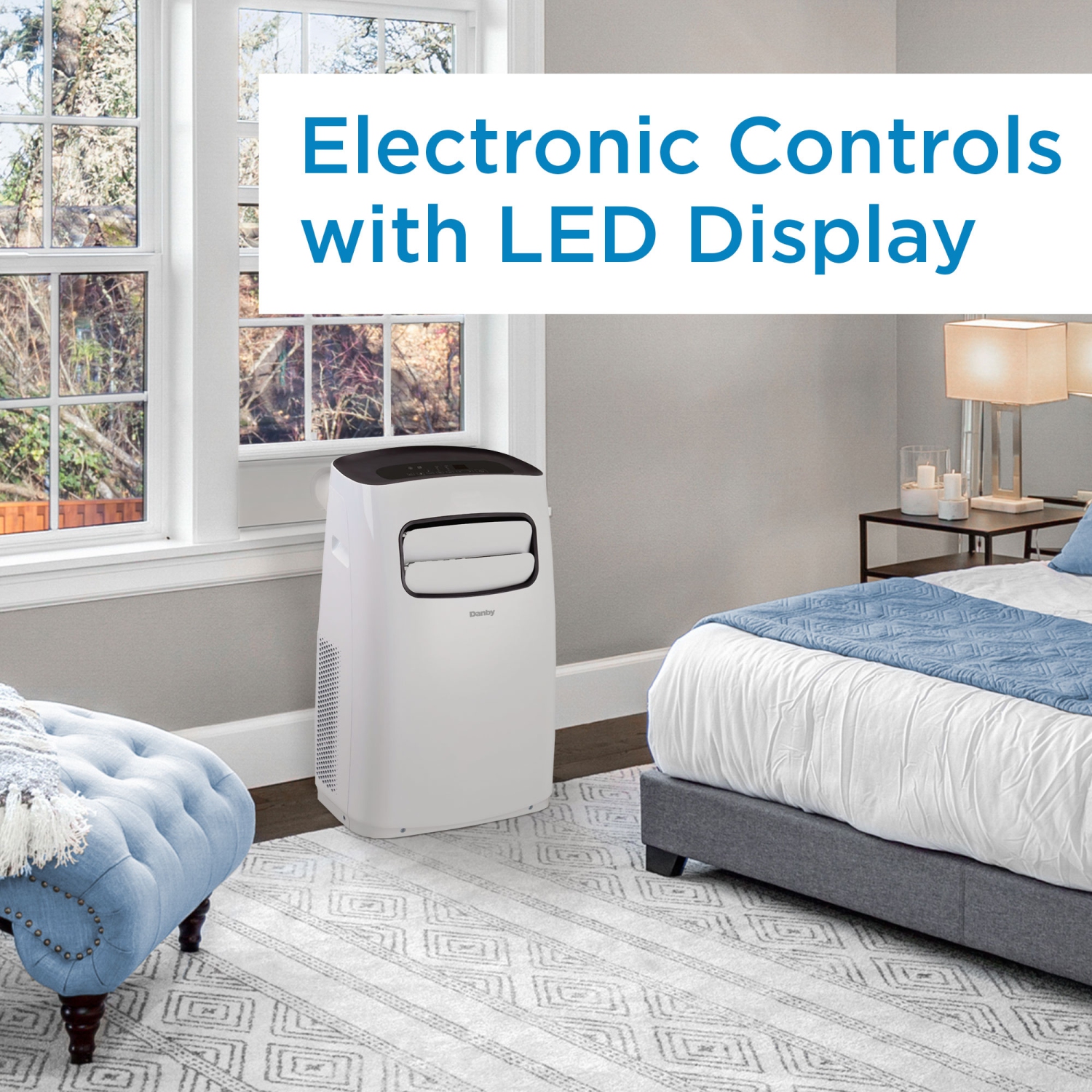 Refurbished - Danby DPA058B6WDB-RF 10000 BTU (5800 SACC) Portable AC in White - Manufacturer Refurbished