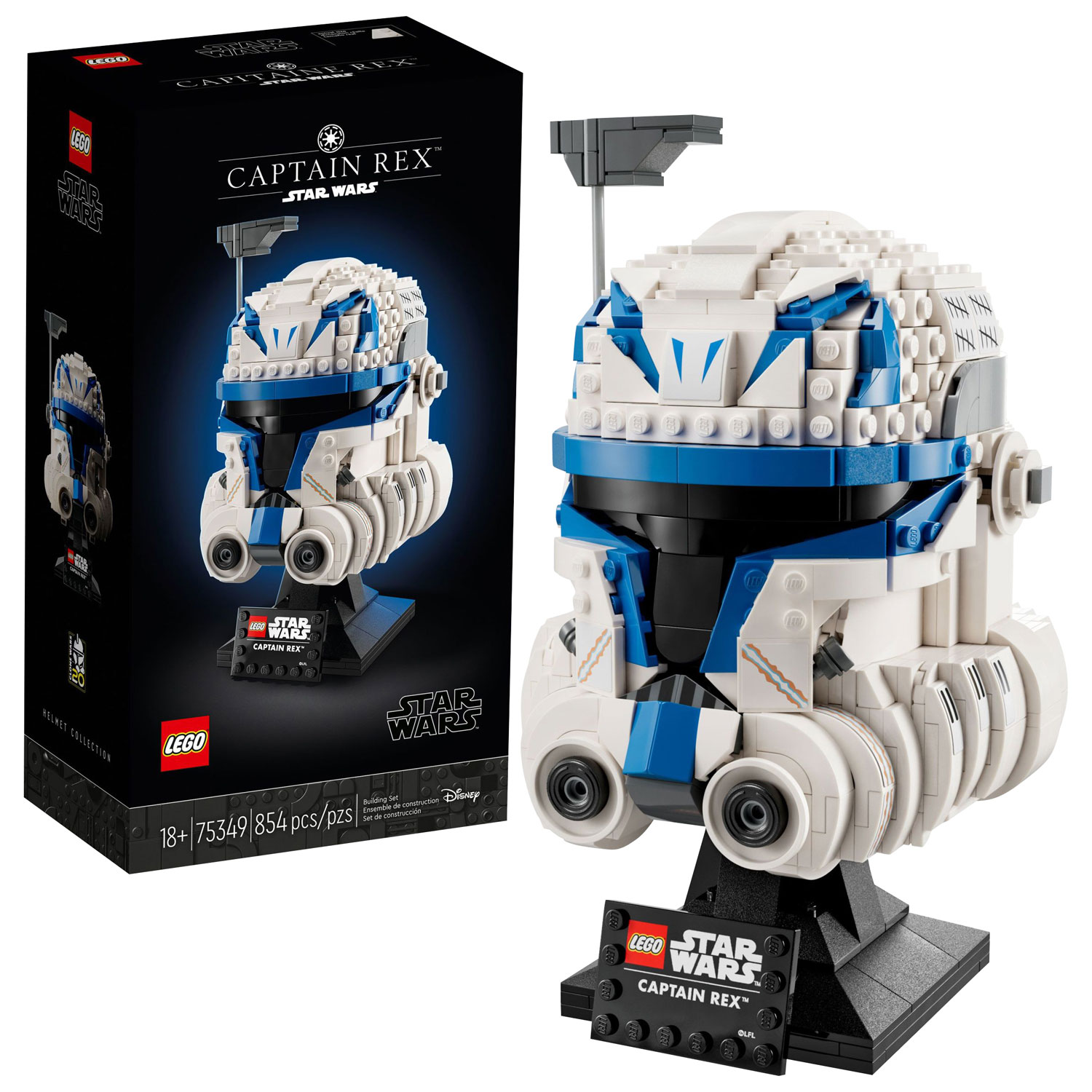 LEGO Star Wars: Captain Rex Helmet - 854 Pieces (75349)