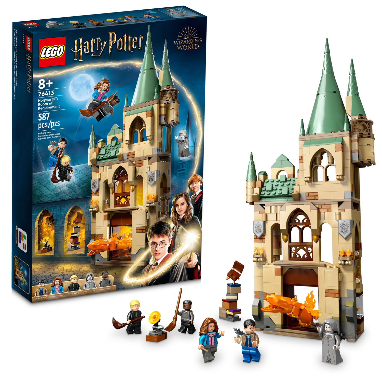 LEGO Harry Potter: Hogwarts Room Of Requirement - 587 Pieces (76413)