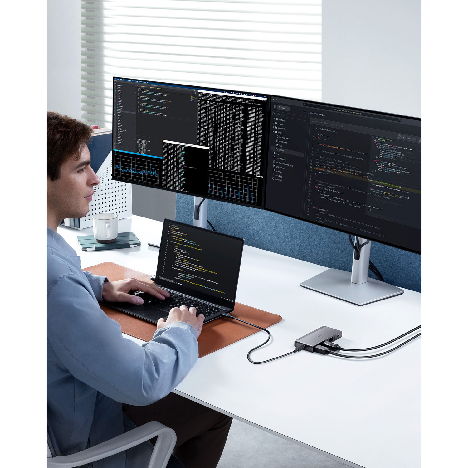 Concentrateur de type C à 8 ports 556 d'Anker avec HDMI 8K