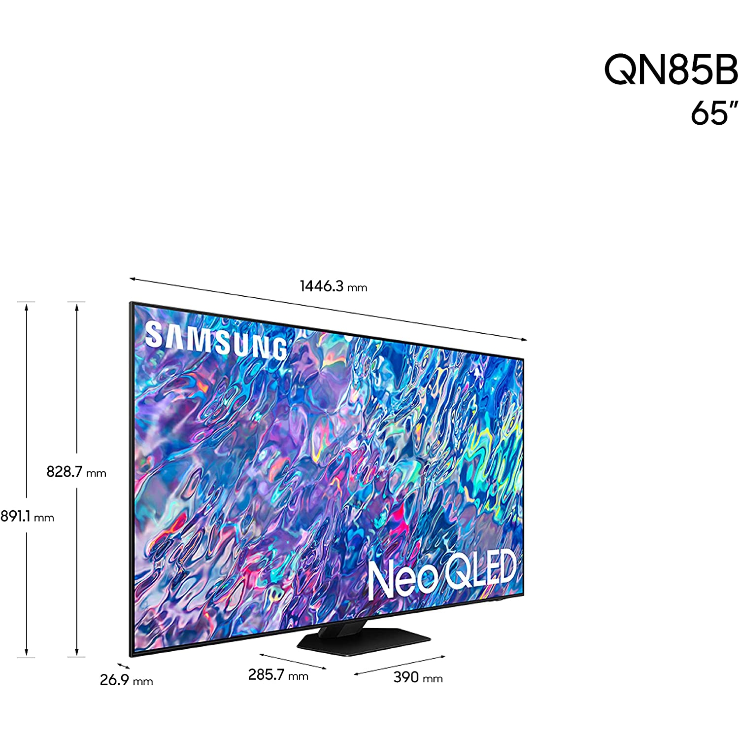Samsung&nbsp;: Téléviseur intelligent de jeu HDR 24X UHD 4K Dolby Atmos QN85B Neo QLED de 65&nbsp;po [QN65QN85BAFXZC] - Boîte ouverte - État 10/10