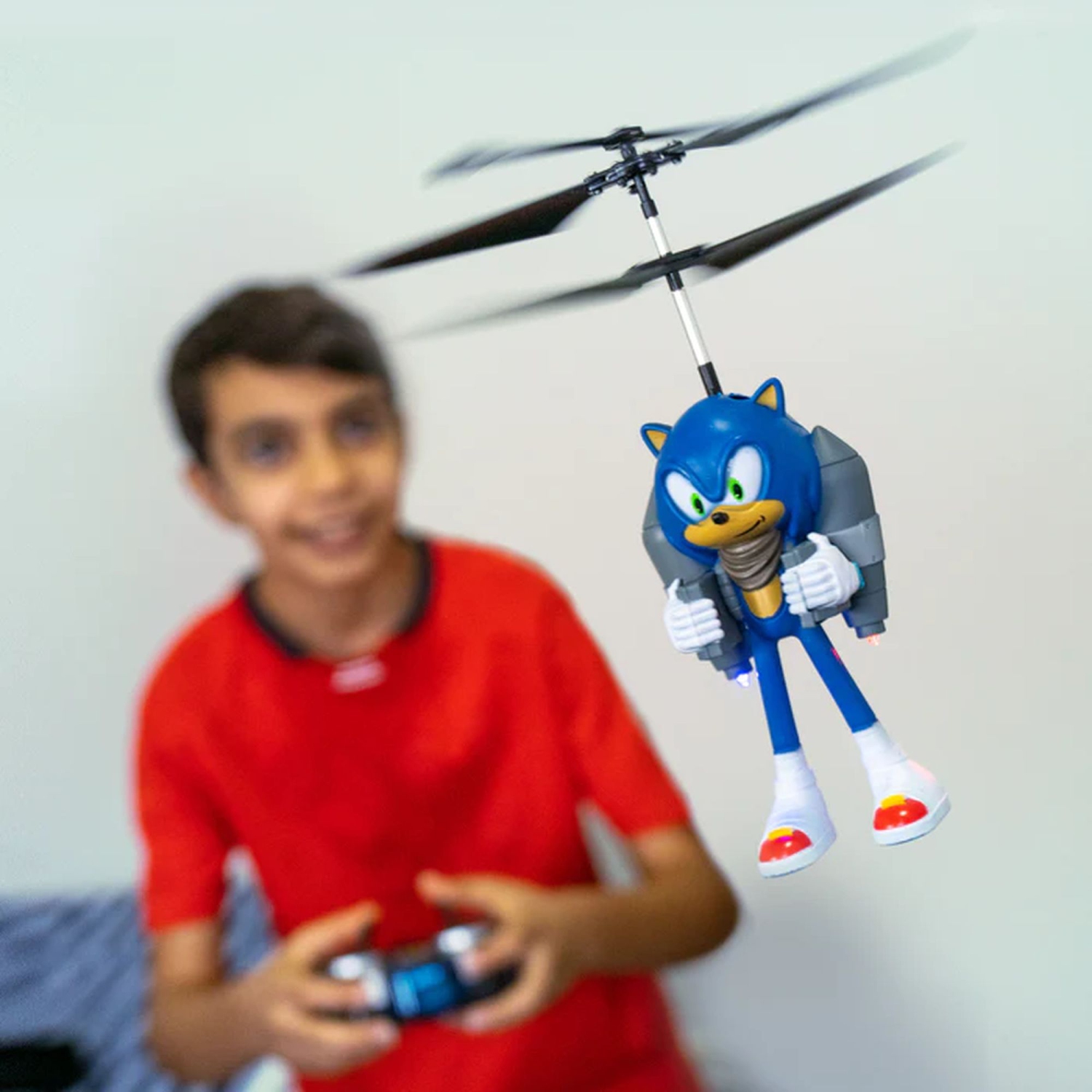 Figurine volante RC Sonic Boom Jetpack 2CH sous licence SEGA.