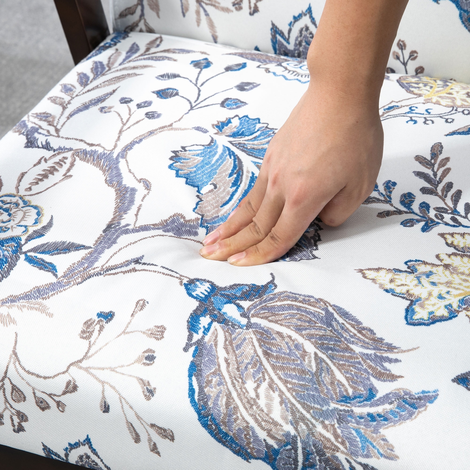 Chaises d’appoint modernes avec siège rembourré HOMCOM, fauteuils rembourrés d’aspect lin pour chambre à coucher, fauteuil salon avec accoudoirs et