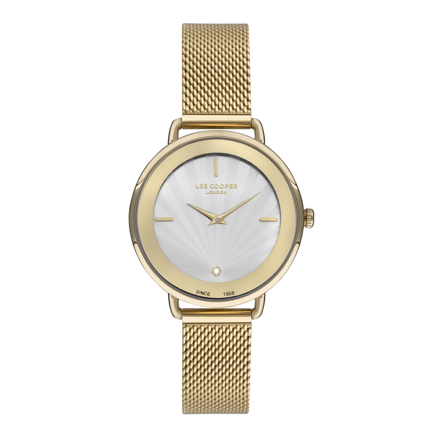Ladies LC07400.130 Yellow Gold Watch W/White Dial