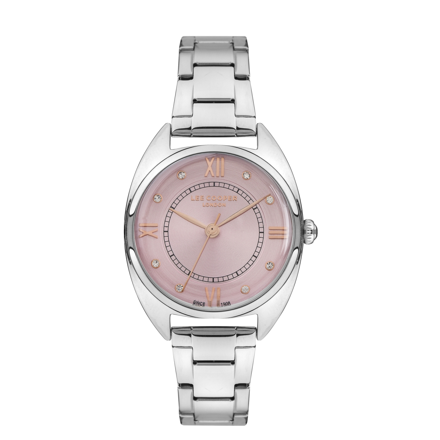 Ladies LC07383.380 Silver Watch W/Pink Dial