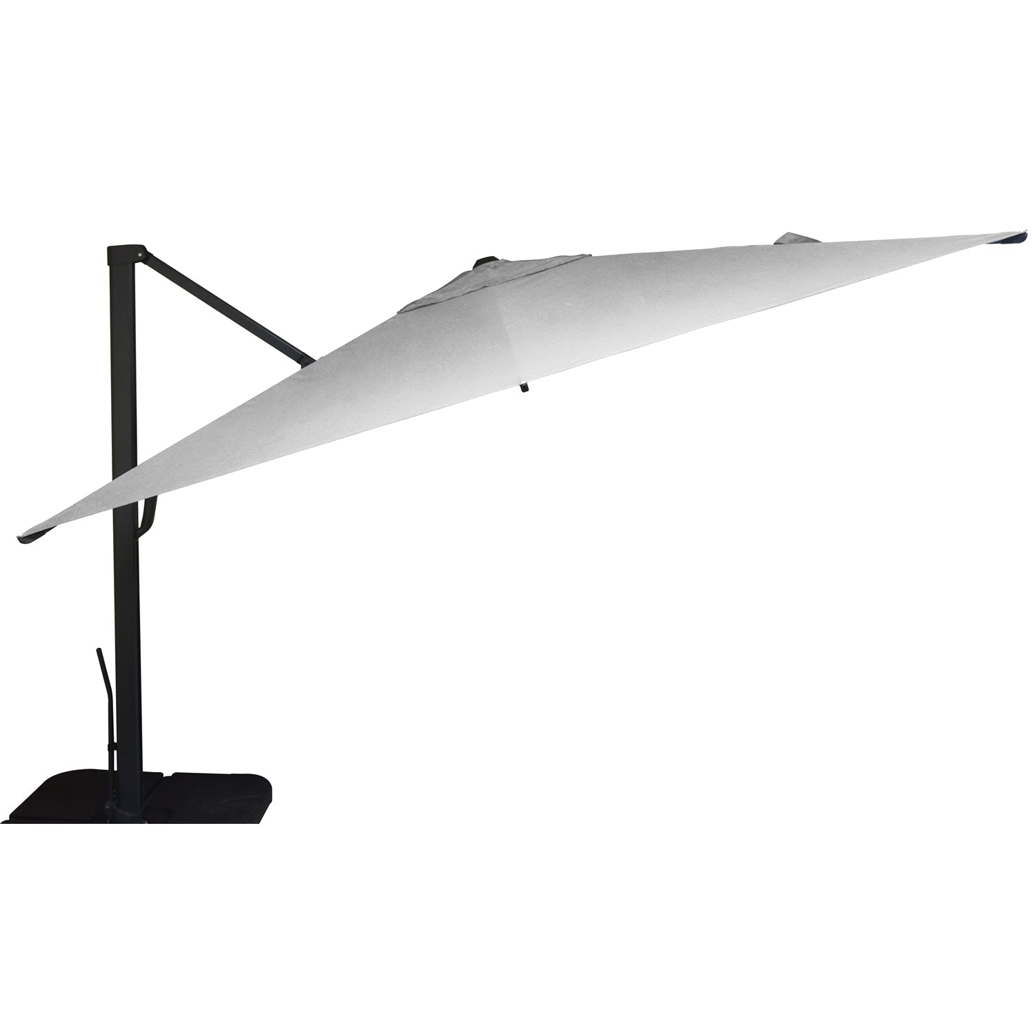 F. Corriveau International - Oasis Square Umbrella, 10' x 10', UV Resistant Fabric, Beige