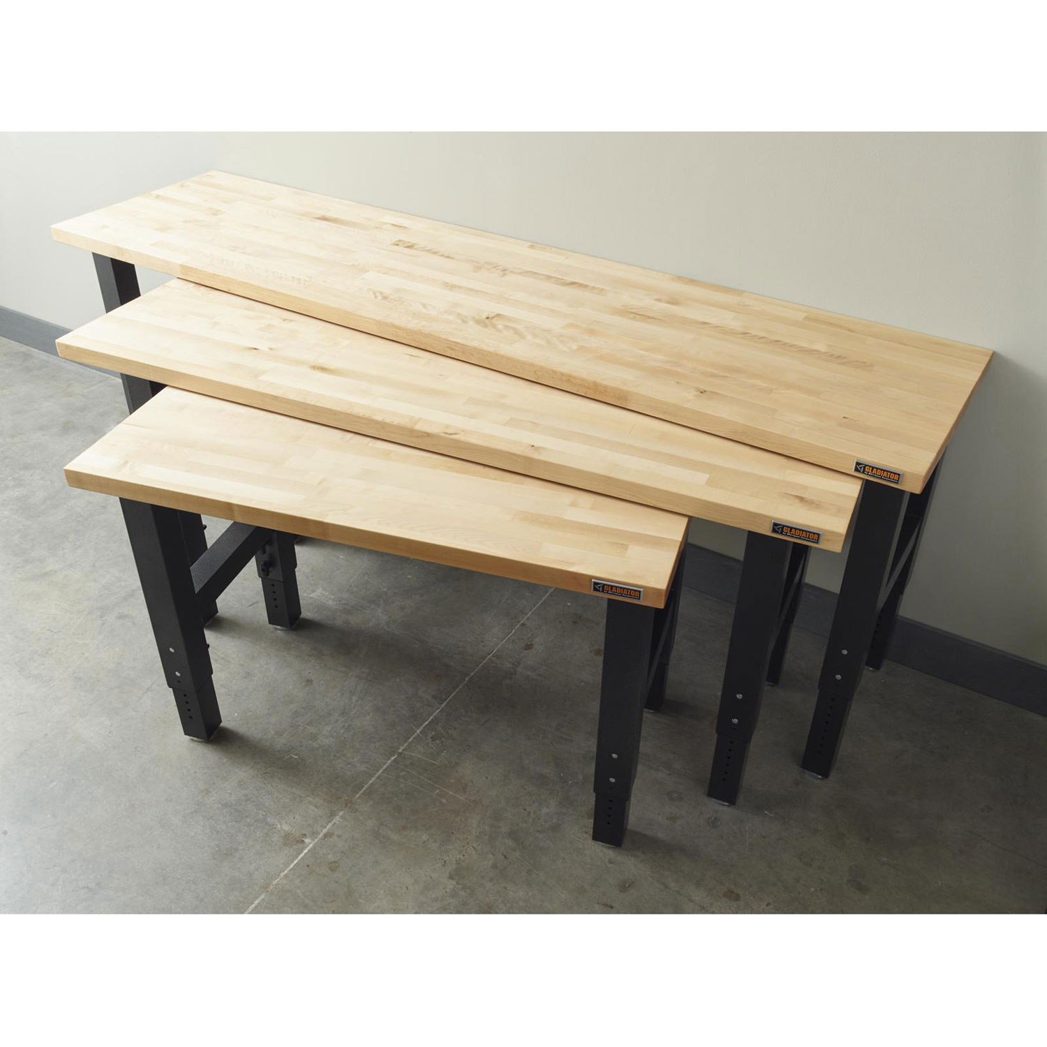 Établi de 72 po de large de Gladiator - Granite martelé