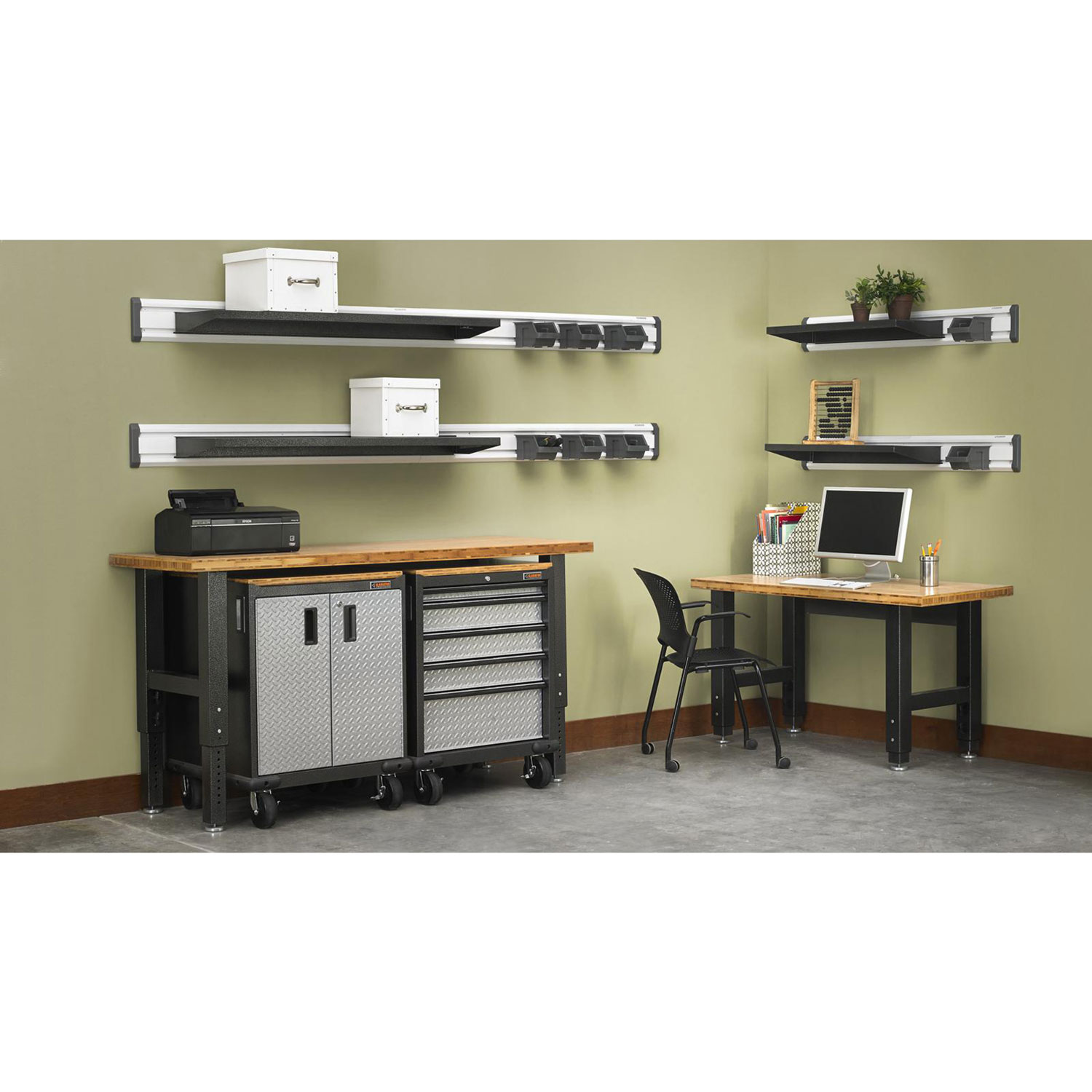 Gladiator Premier Modular GearDrawer Cabinet - Silver Tread