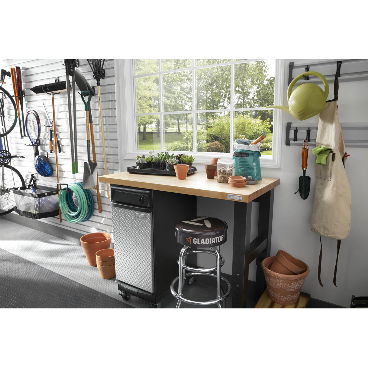 Gladiator Premier Modular GearDrawer Cabinet - Silver Tread