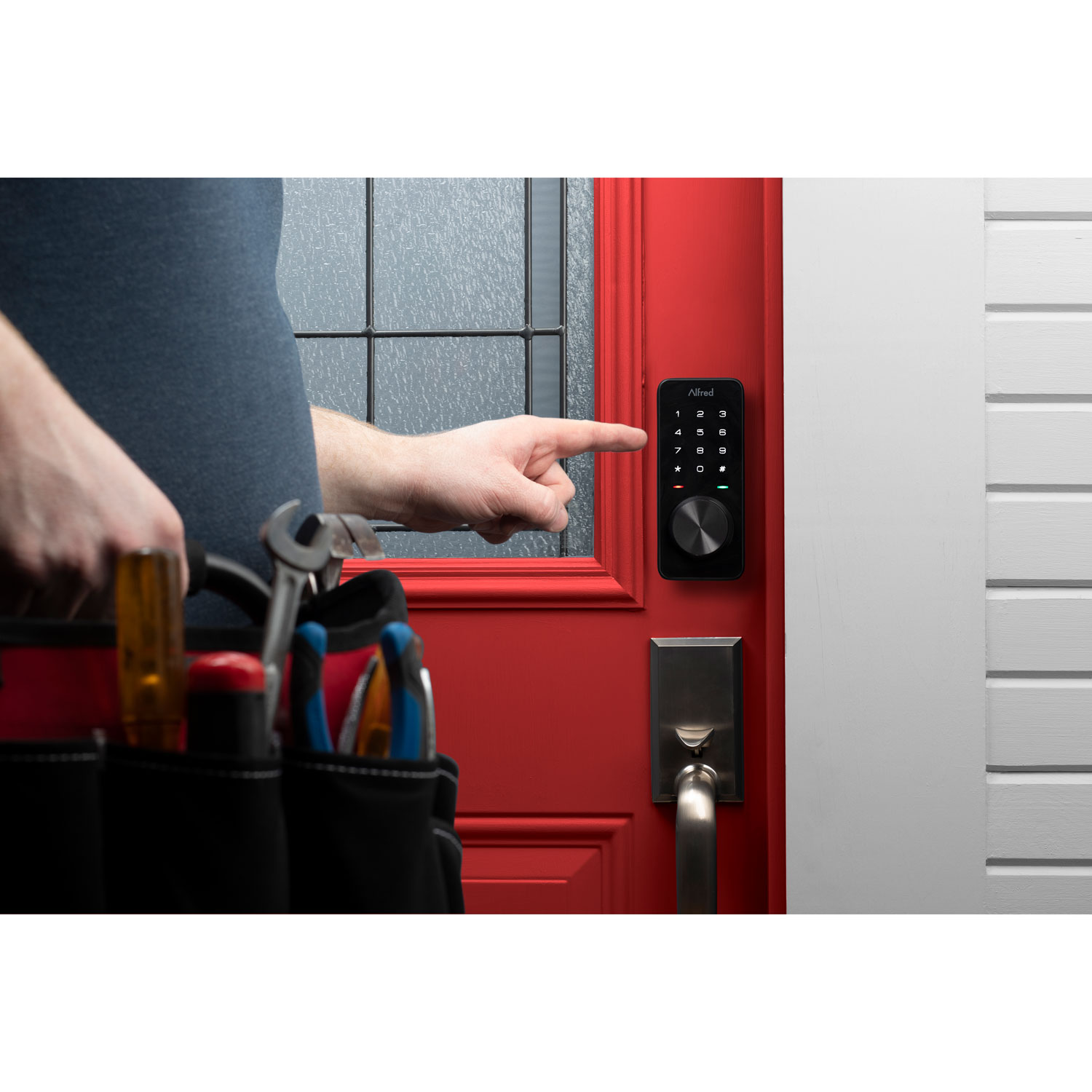 Alfred DB1 Front Door Security Kit