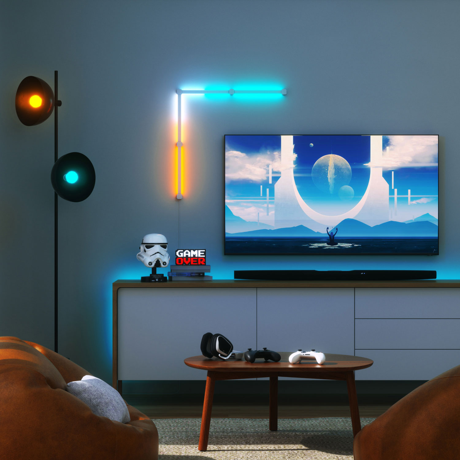 Nanoleaf Lines 90 Degrees - Smarter Kit - 4 Panels