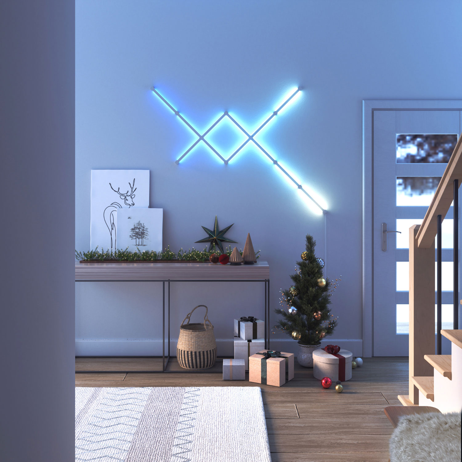 Nanoleaf Lines 90 Degrees - Smarter Kit - 4 Panels