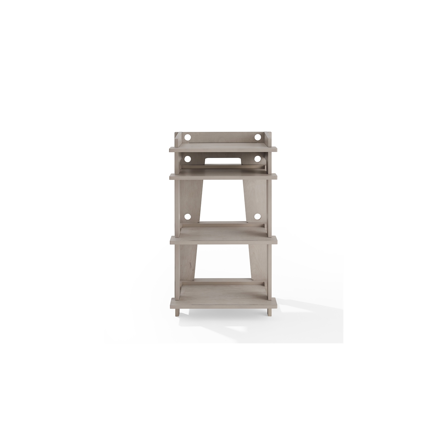 Table tournante en bois de MDF Soho et placage de bouleau de Crosley Furniture en gris