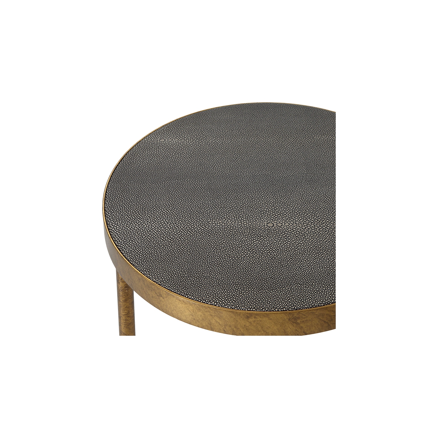 Uttermost Aragon Metal and MDF Nesting Tables in Brass/Gray