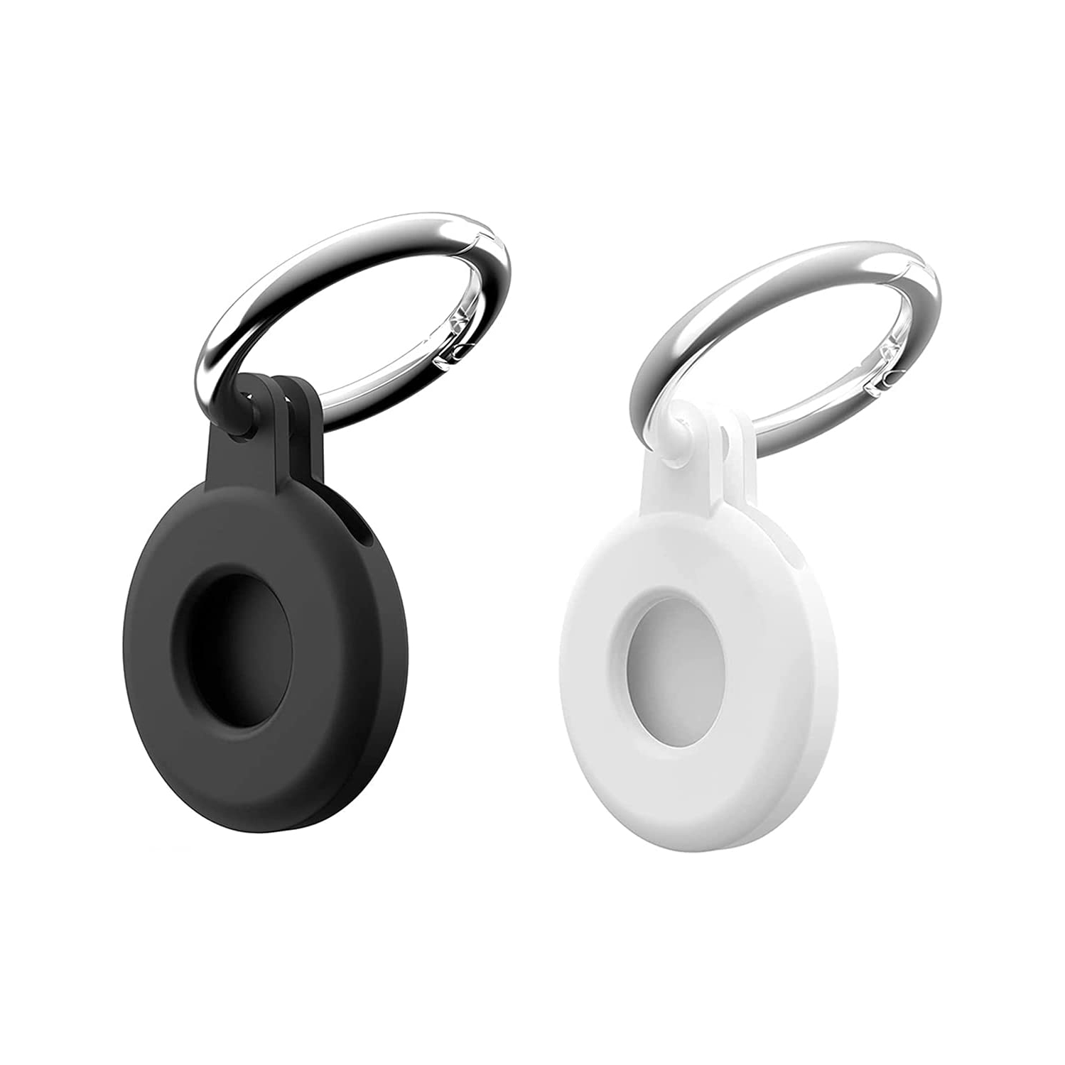 2 étuis protecteurs en silicone pour AirTag lavables Airtags d’Apple, AirTag