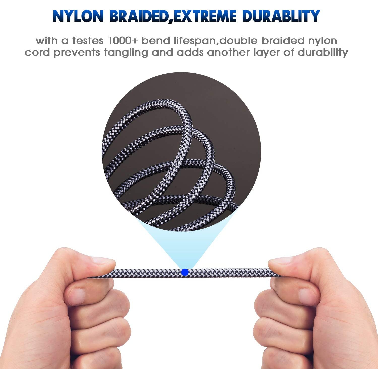 Aux Cable 1Ft, 3.5mm Male to Male Auxiliary Audio Stereo Cord Compatible with Car,Headphones, iPods, iPhones,