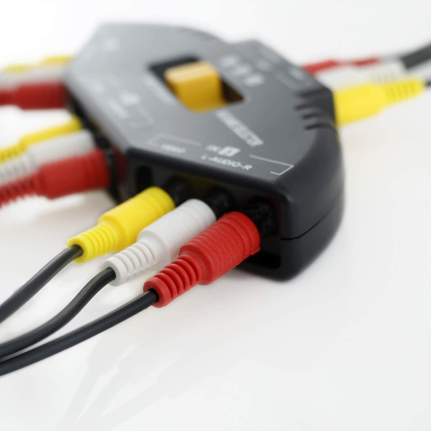 3 – Câble AV RCA pour connecteurs audio/vidéo composite DVD/magnétoscope/SAT jaune/blanc/rouge 3 mâle vers 3 mâle câbles OFC de 5 pi