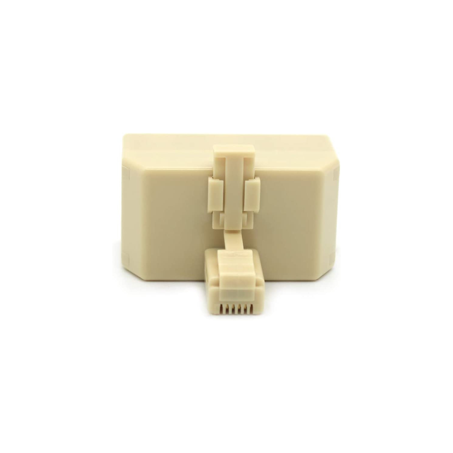 Adaptateur répartiteur téléphonique modulaire RJ11 6P4C enfichable mâle à femelle connecteur triplex 3 voies RJ11