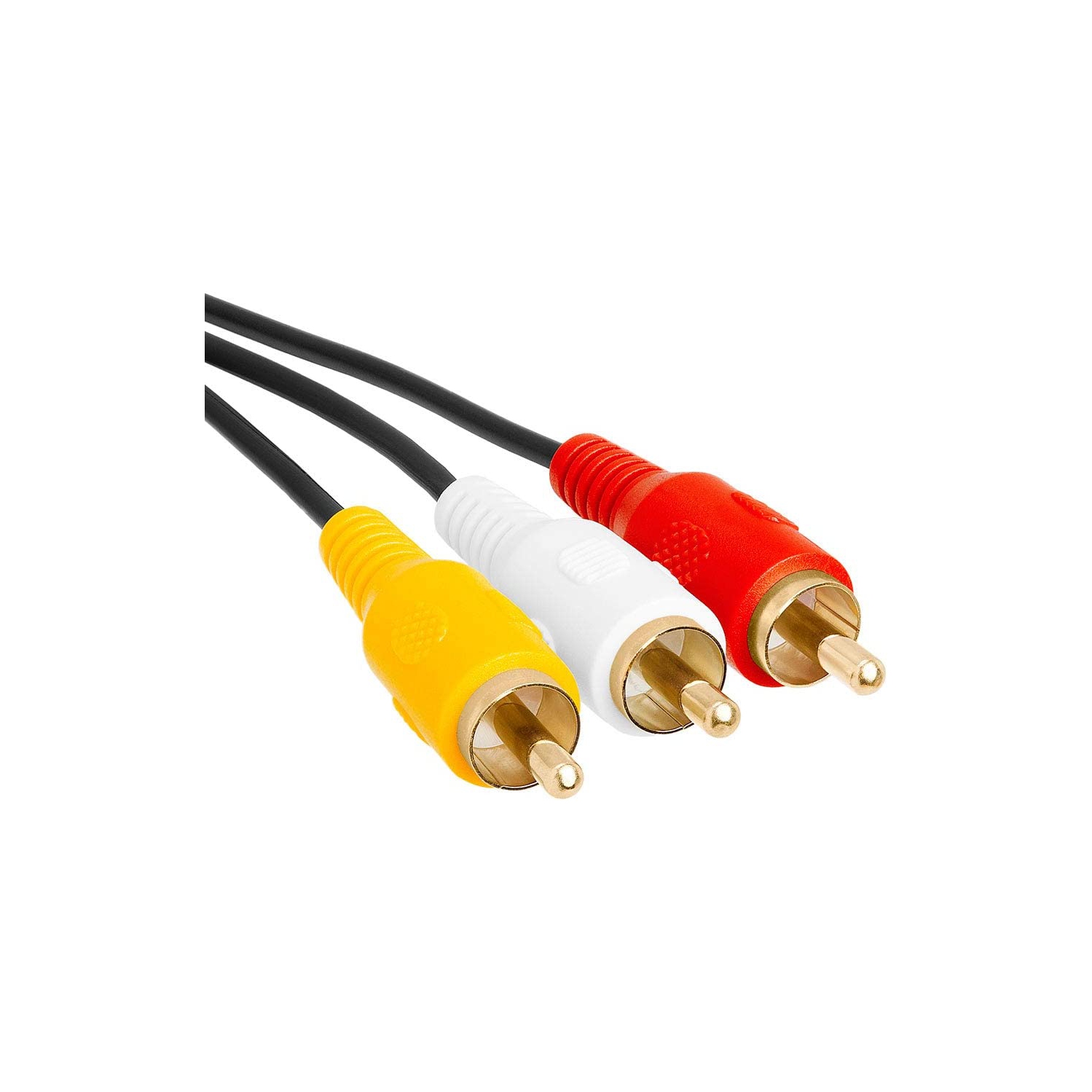 3.5mm to 3 RCA Camcorder Video Audio Cable - 6 Feet