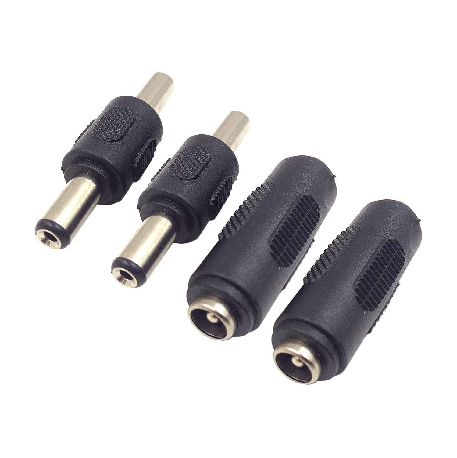 DC 5.5 x 2.1mm Power Adapter, DC Power 5.5mm x 2.1mm Female to Female Coupler, Male to Male Coupler,