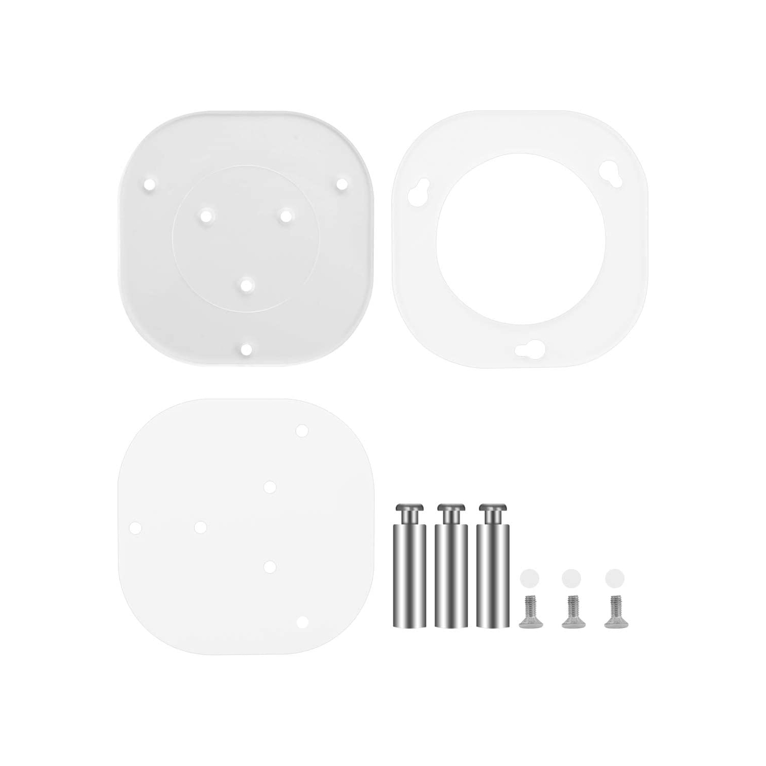 Acrylic Clear Case Compatible with 2019 Echo Dot Smart Speaker with Clock, Ceiling Wall Mount Speaker