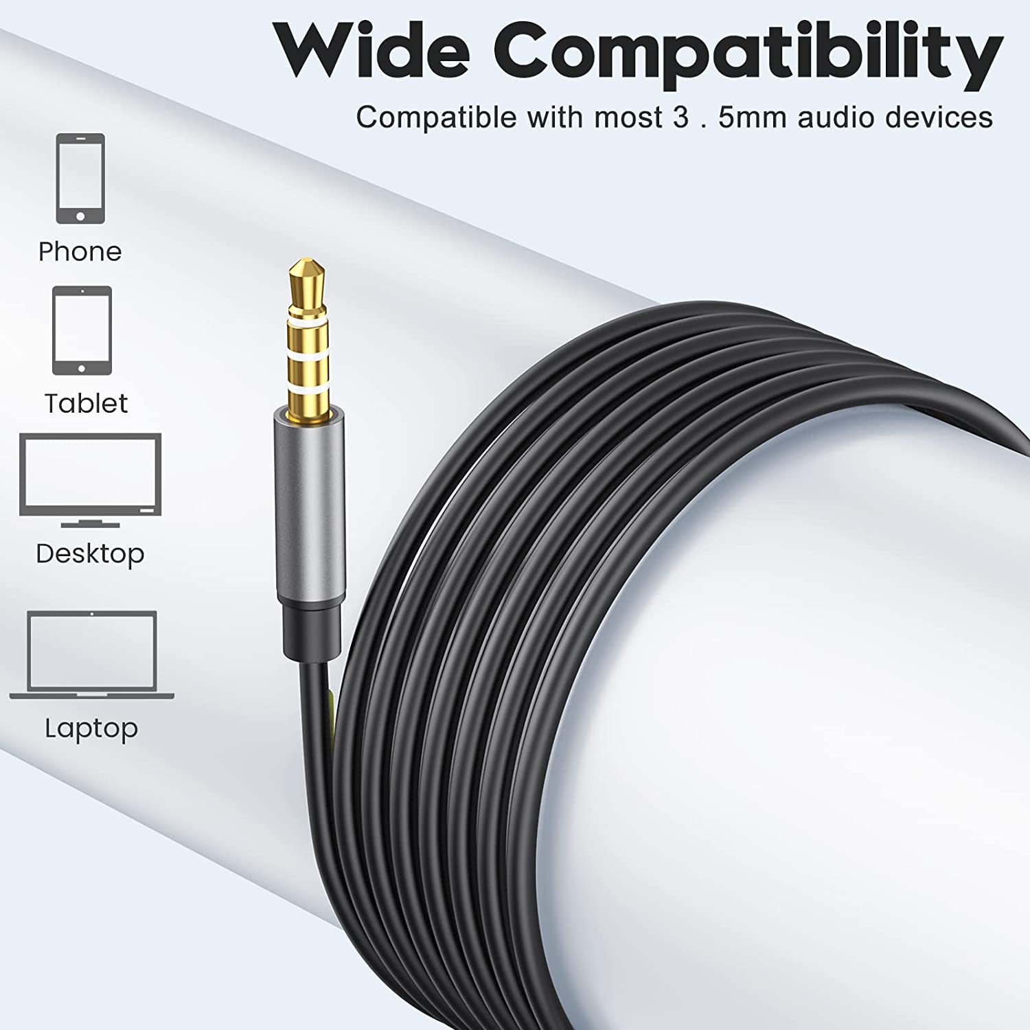 Wired Headphones with Microphone, 3.5mm Wired Earbuds HiFi Stereo Earphones in-Ear Headphones with Mic Built-in Volume