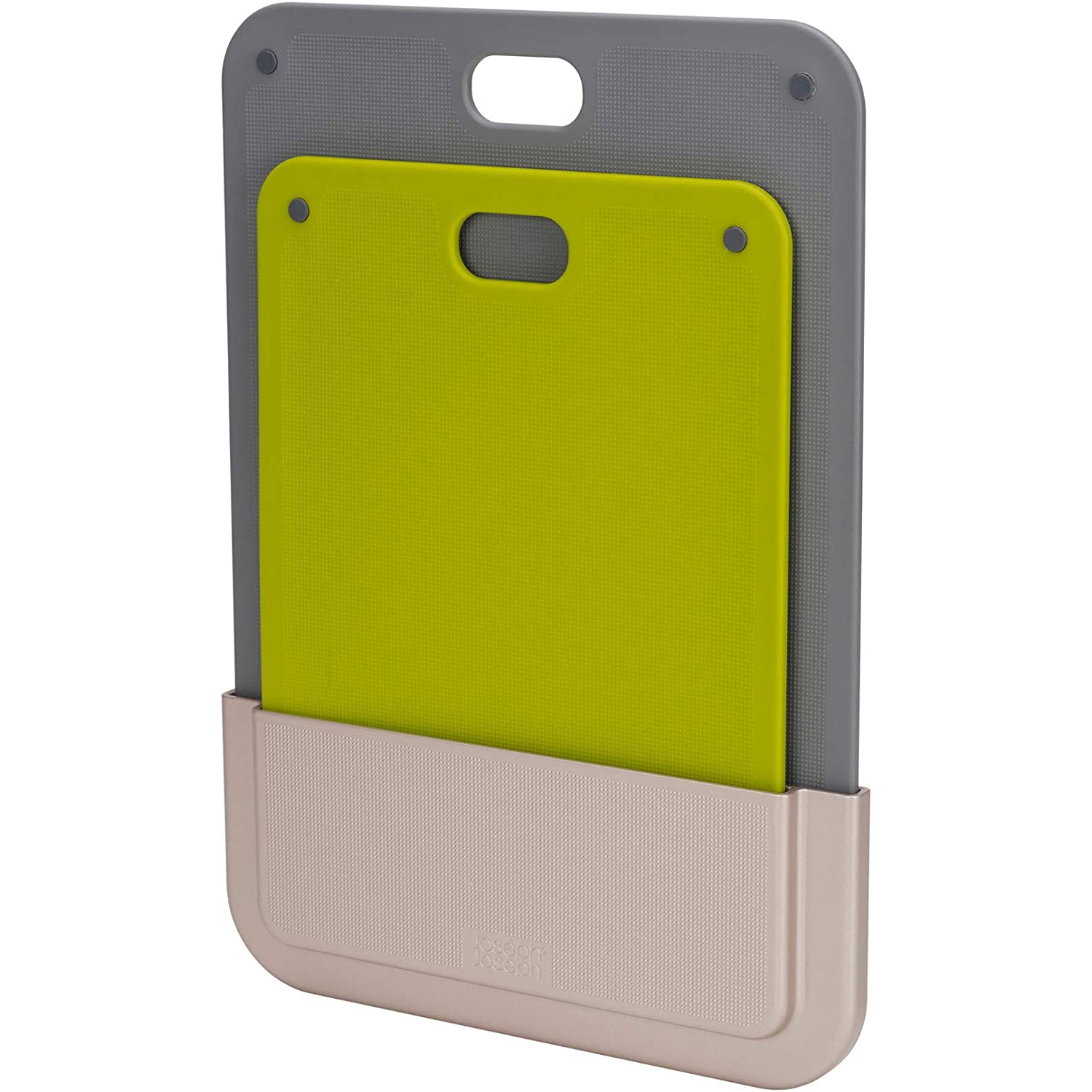 60149 DoorStore Chop Cutting Board Set with Storage Case 3M Adhesive Wall and Cabinet Door Mount 2-Piece