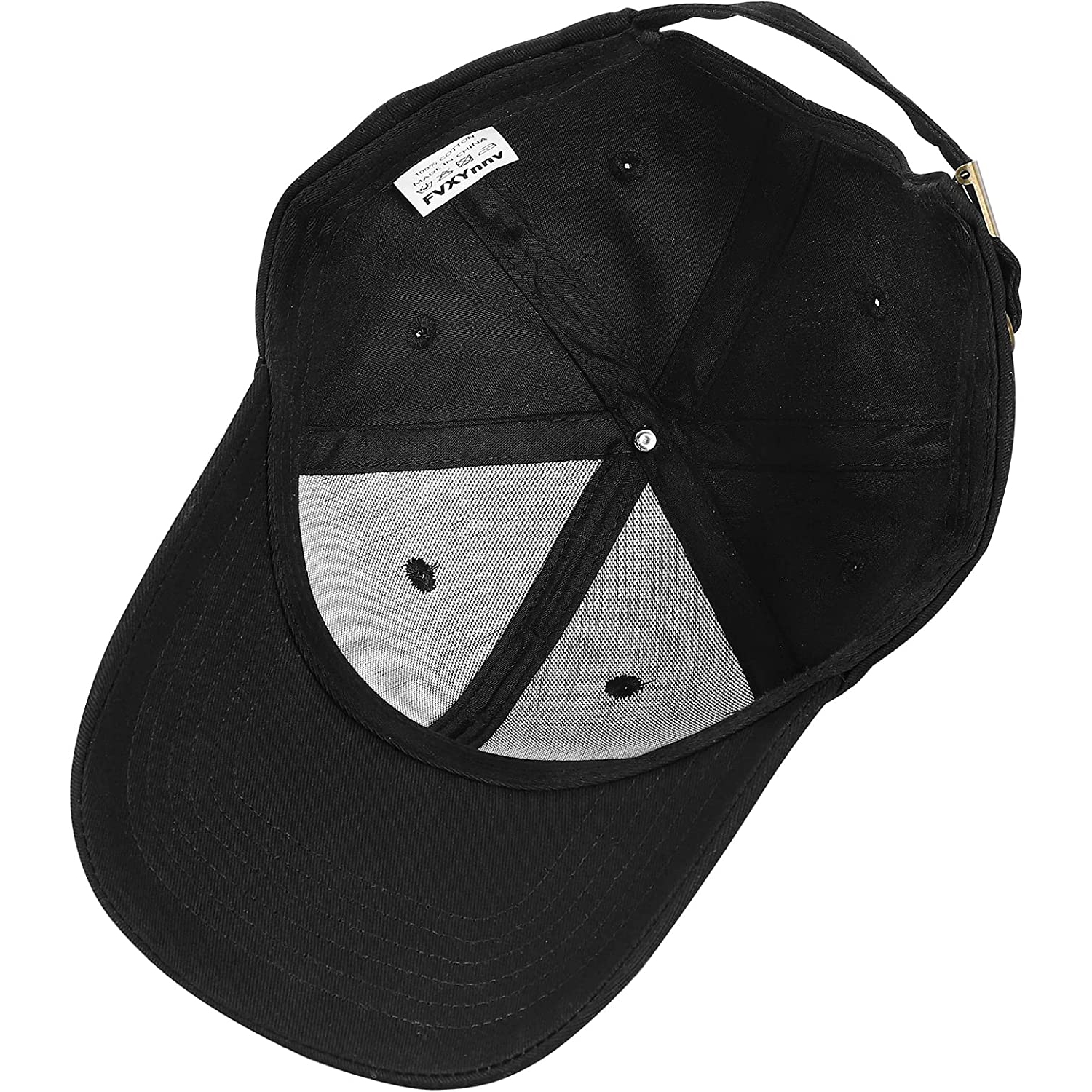 Casquette ajustable en coton ajustable Snapback pour hommes, casquette sport unisexe perméable à l'air de couleur unie