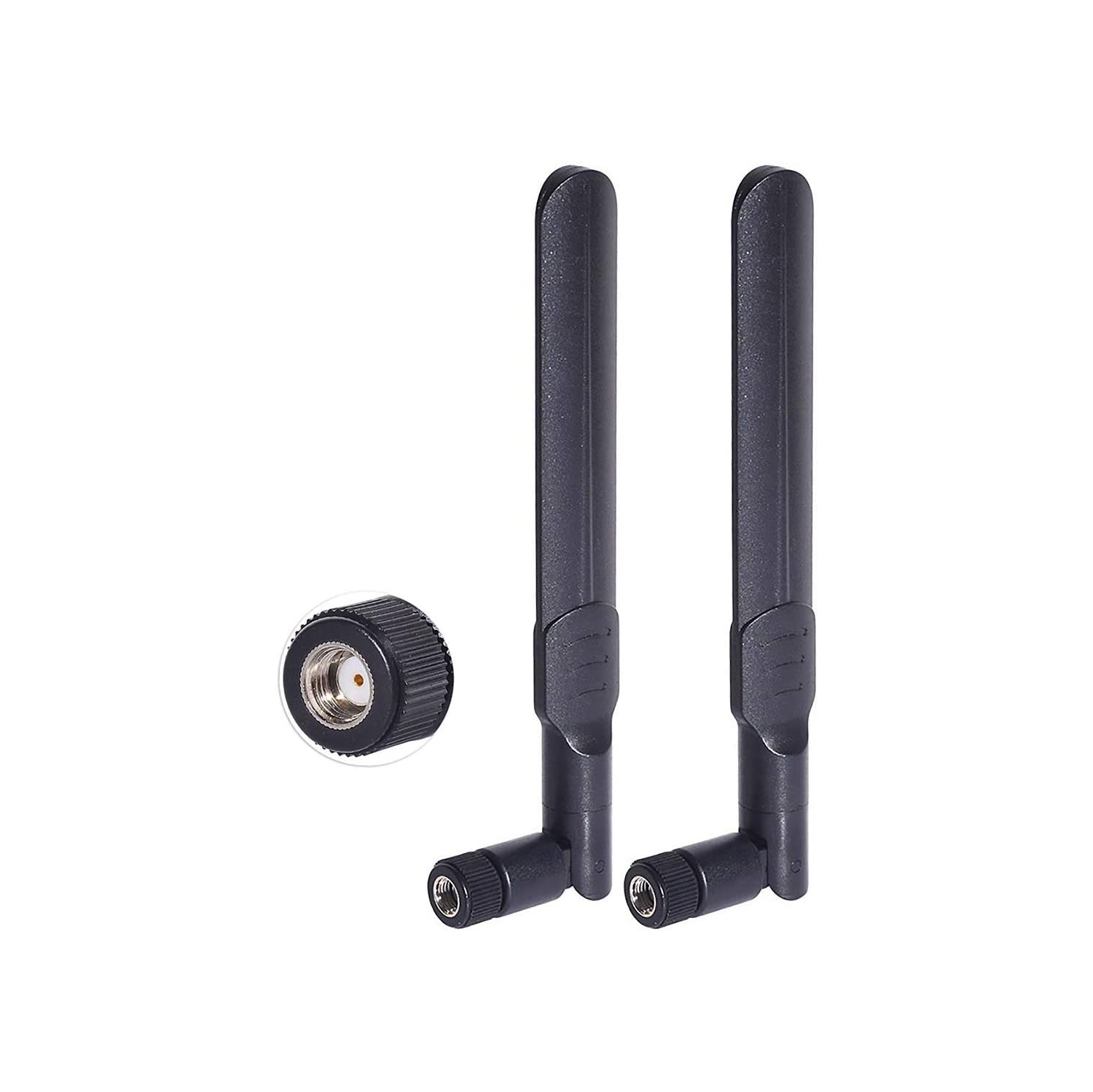 Wi-Fi bibande 2,4 GHz 5 GHz 5,8 GHz 8 dBi MIMO RP-SMA mâle pour répéteur de signal amplificateur de routeur Wi-Fi